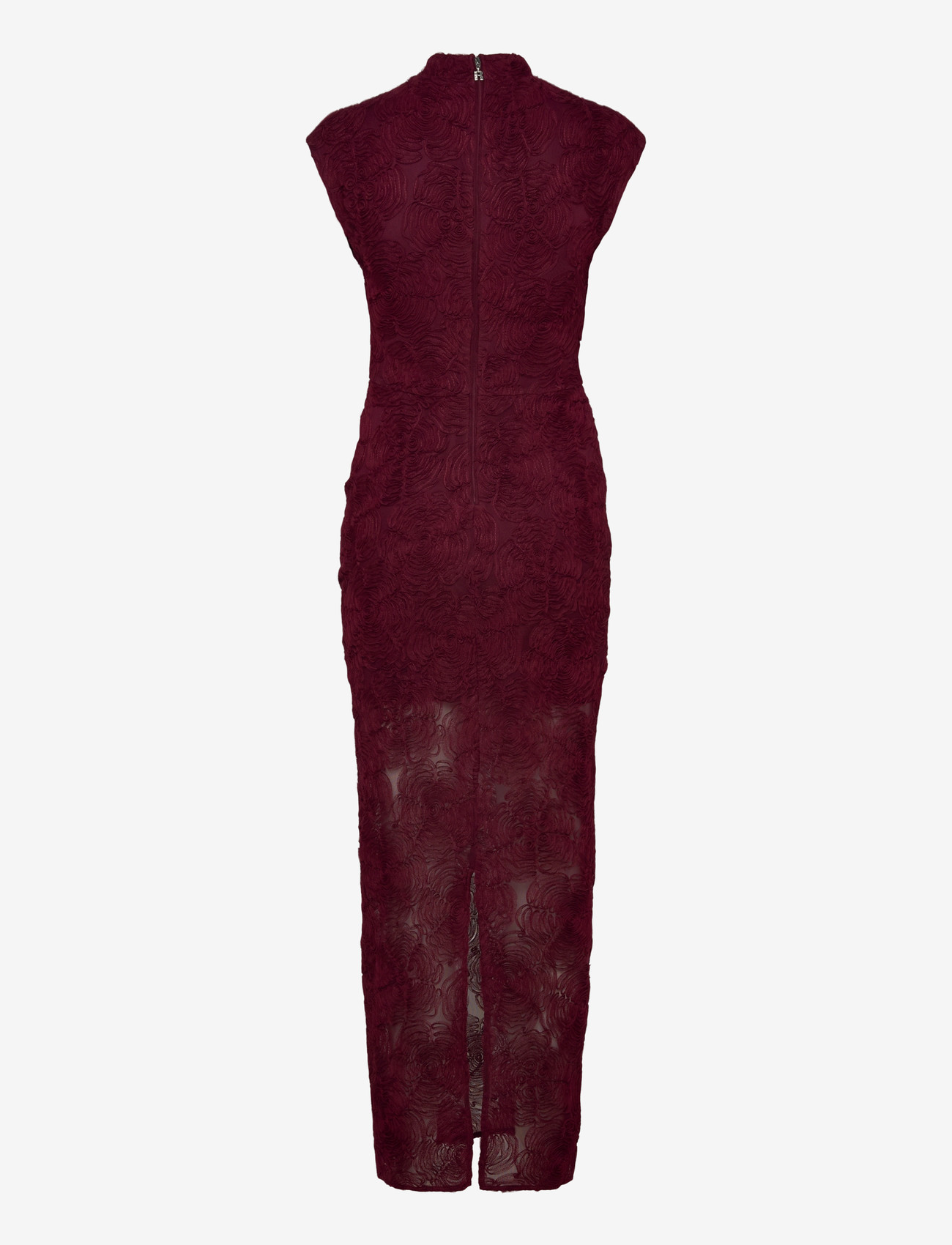 ROTATE - FLOWER MESH MAXI DRESS - aftenkjoler - decadent chocolate - 1