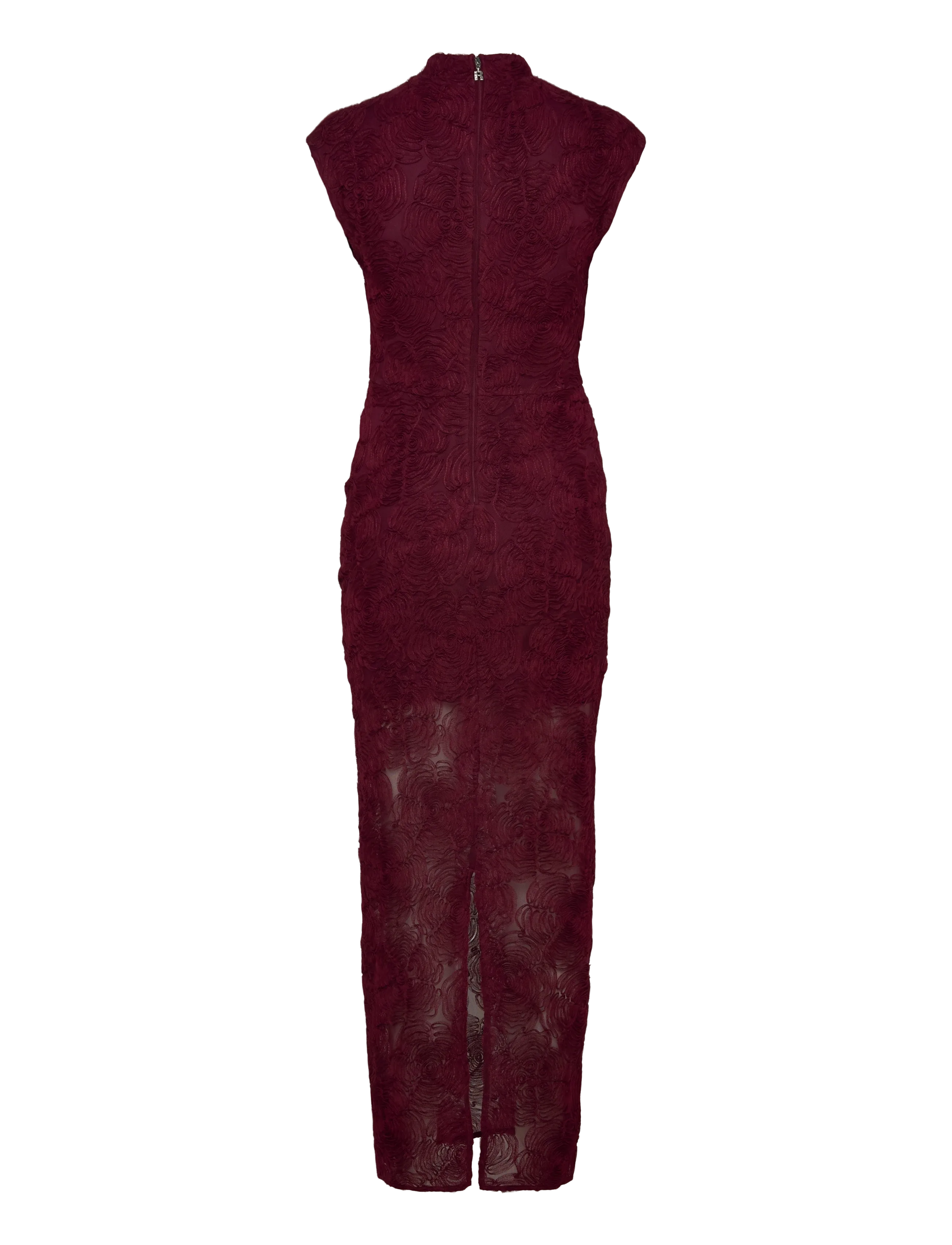 ROTATE - FLOWER MESH MAXI DRESS - evening dresses - decadent chocolate - 1