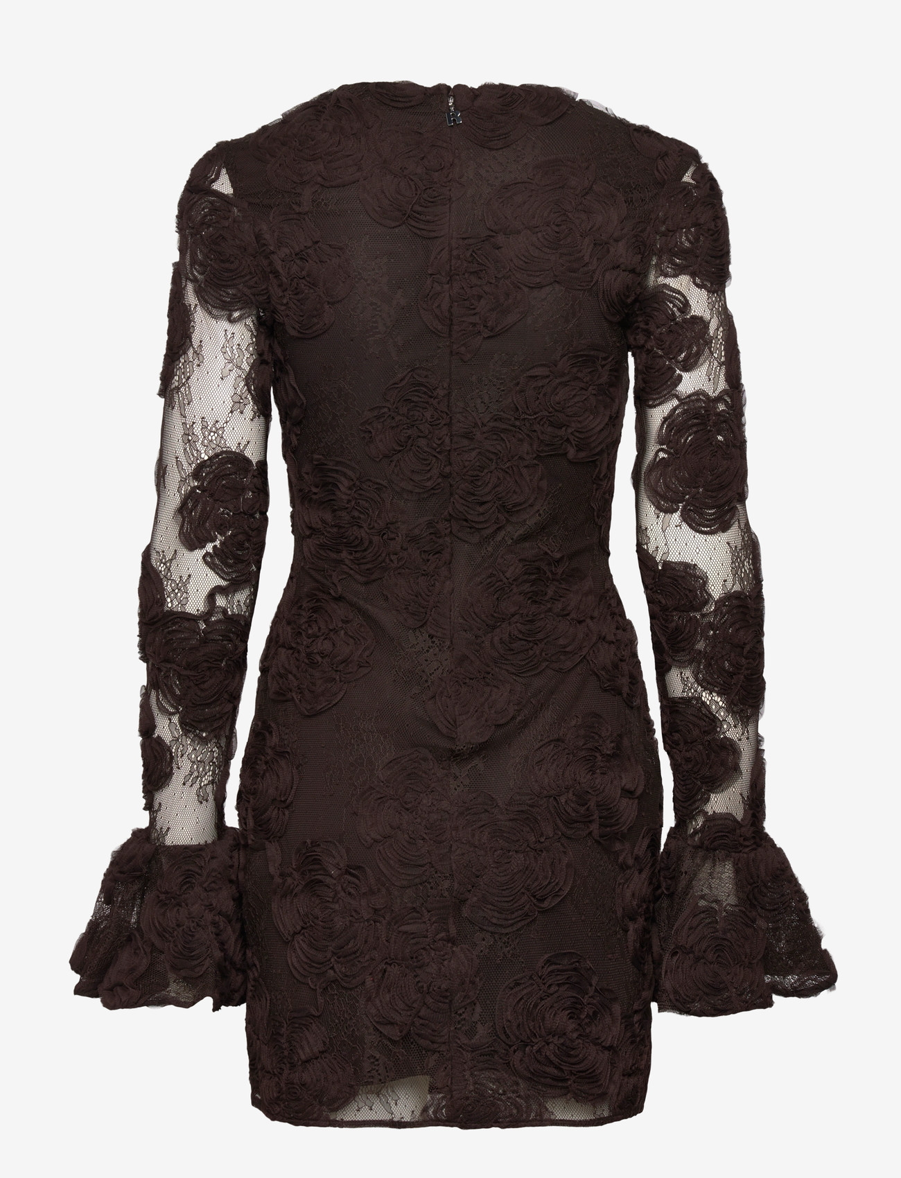 ROTATE - 3D FLOWER LS MINI DRESS - cocktailkjoler - molÉ - 1