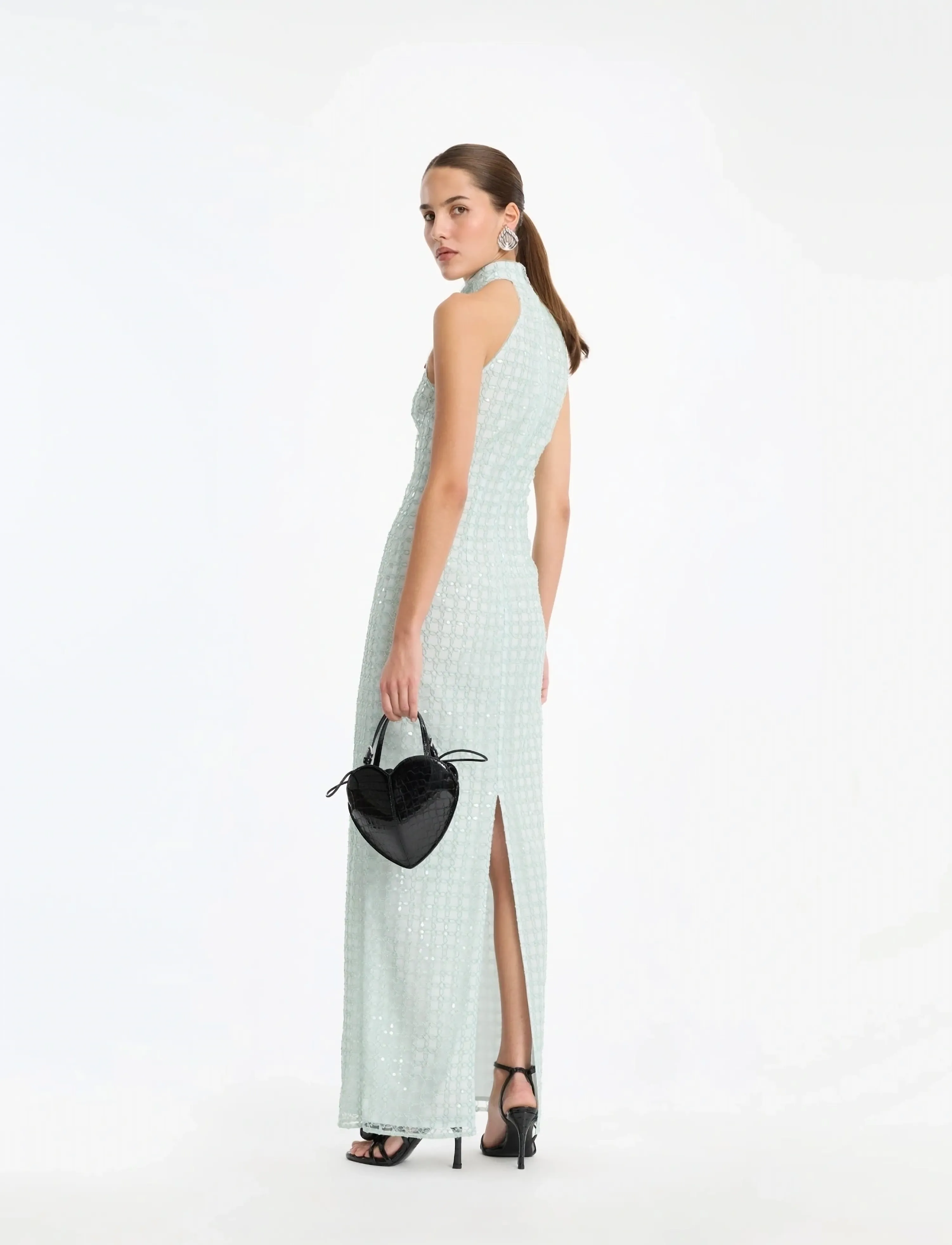 ROTATE - BEADED MAXI DRESS - paillettenkleider - ice flow - 3