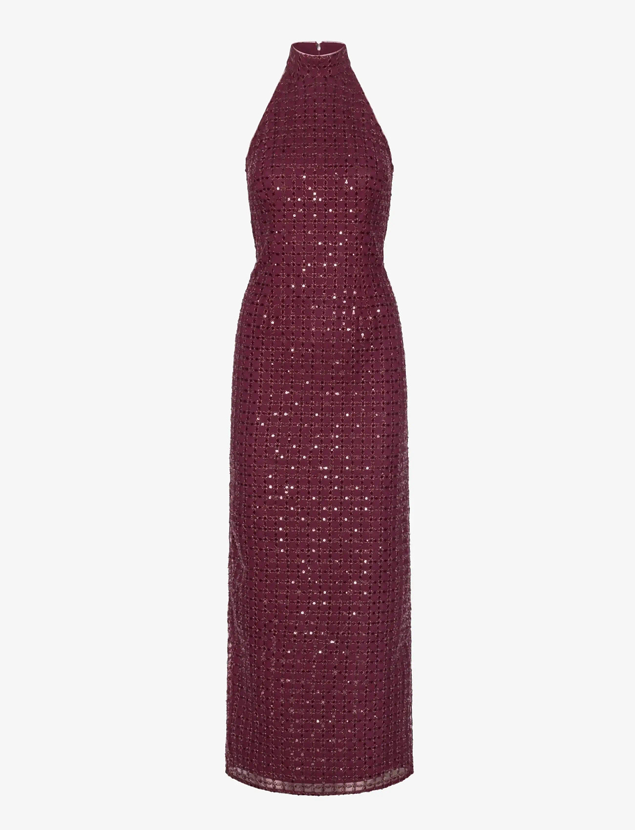 ROTATE - BEADED MAXI DRESS - aftenkjoler - zinfandel - 1