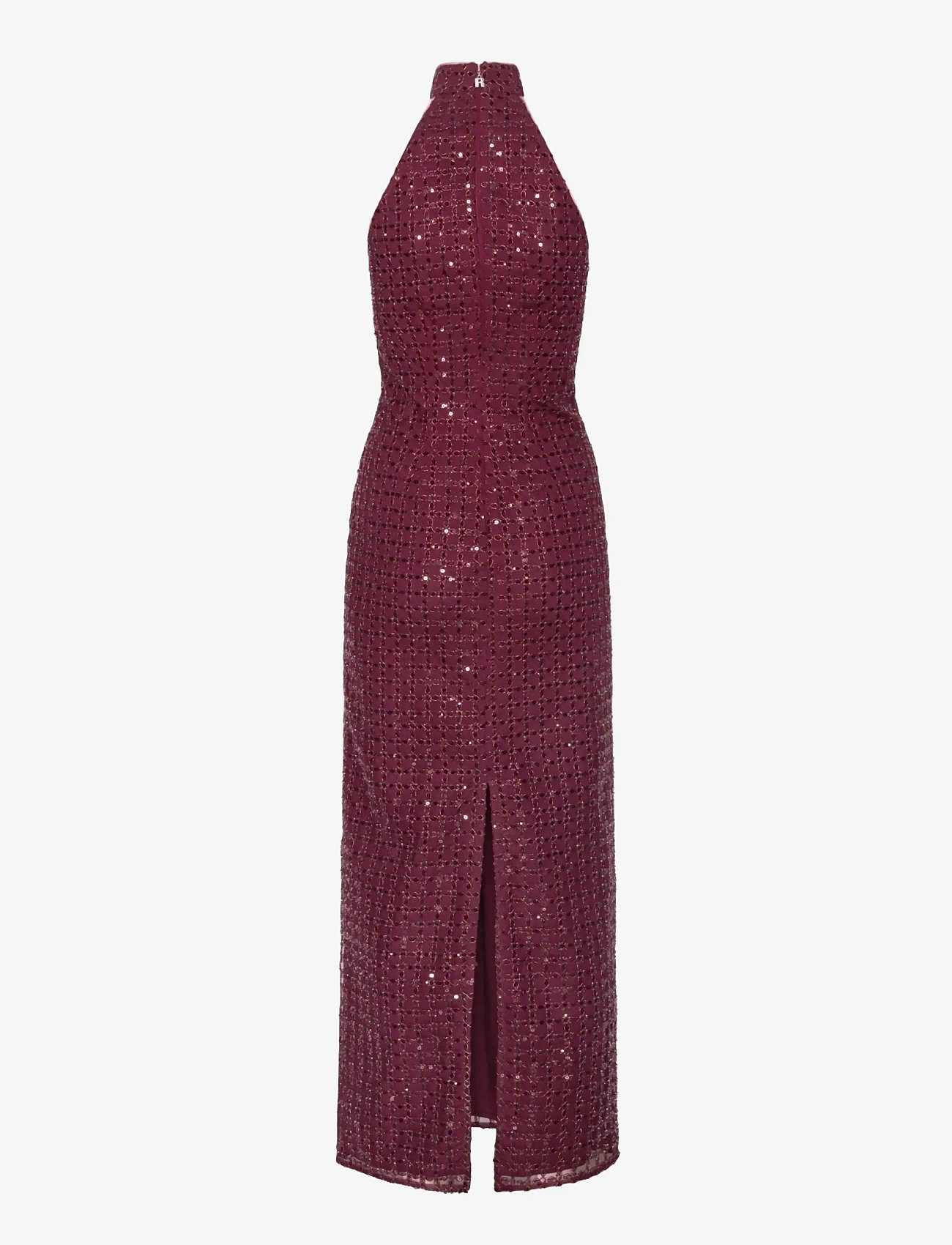 ROTATE - BEADED MAXI DRESS - aftenkjoler - zinfandel - 2