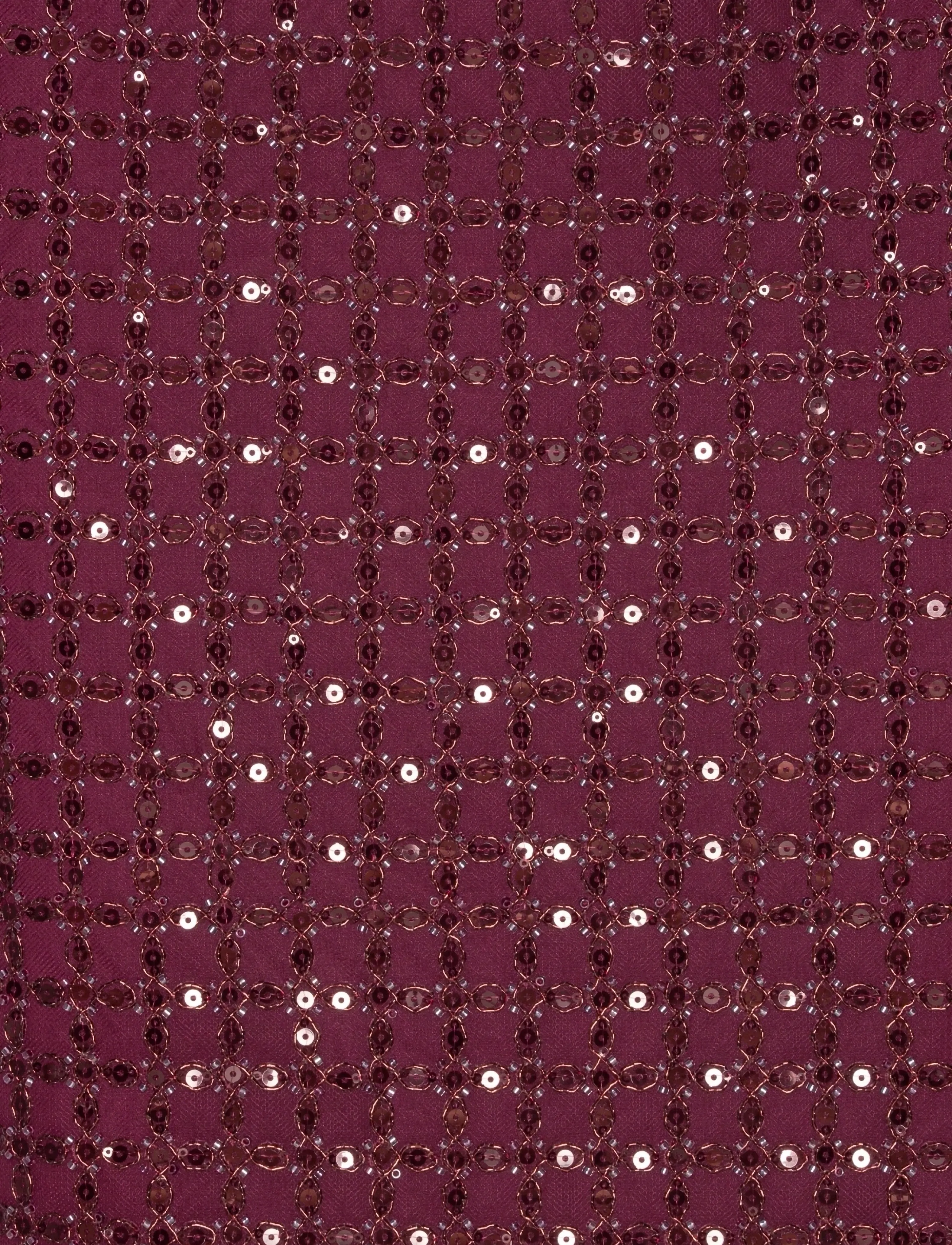 ROTATE - BEADED MAXI DRESS - pailletkjoler - zinfandel - 4