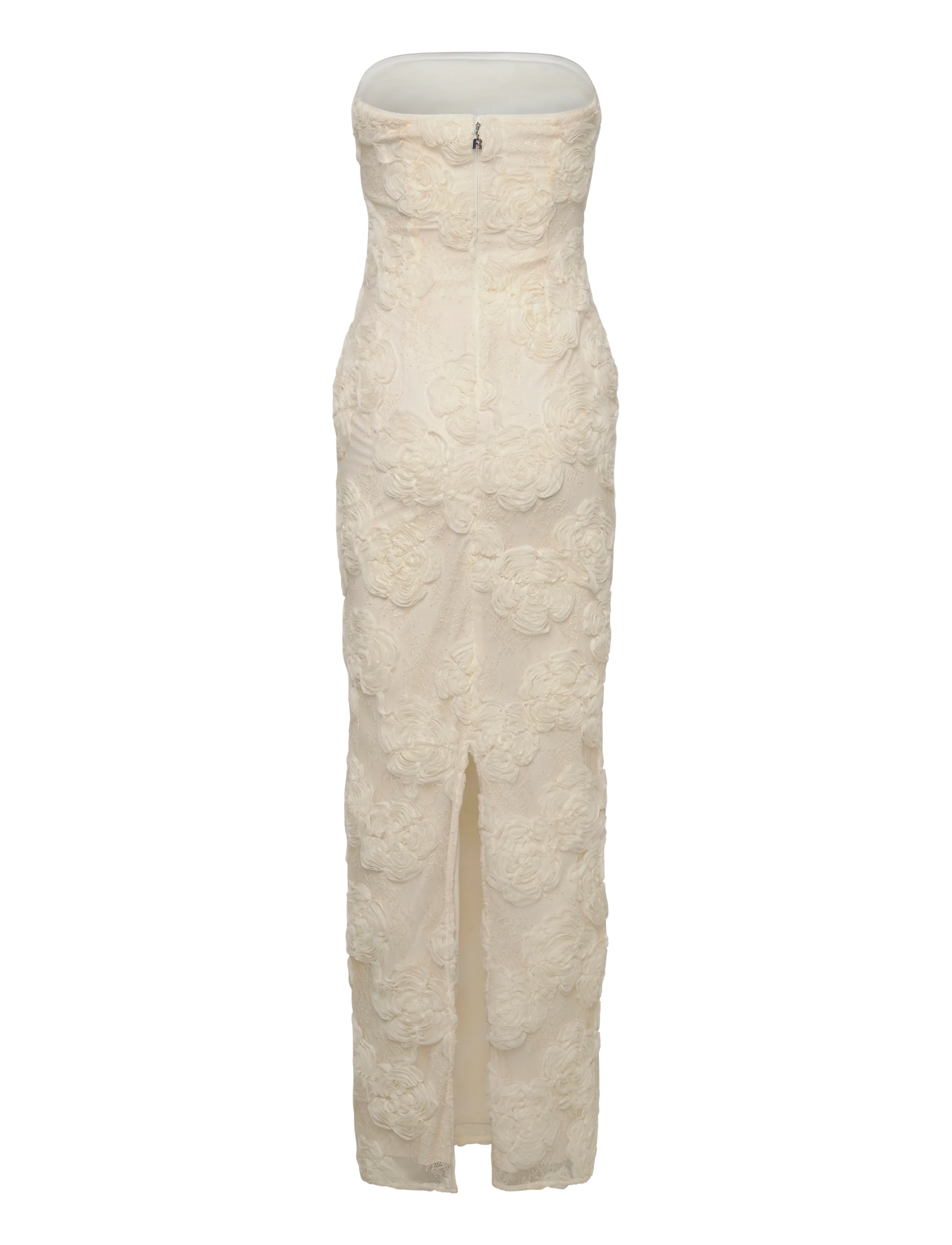 ROTATE - FLOWER MESH TUBE DRESS - abendkleider - egret - 1