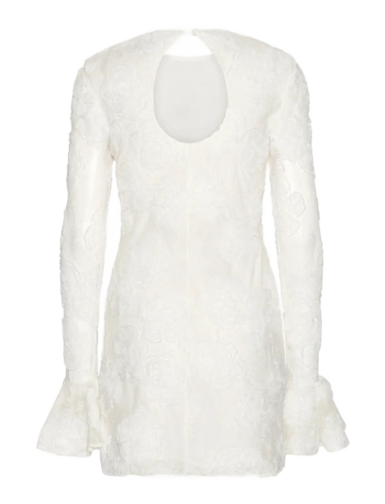 ROTATE - FLOWER MESH MINI DRESS - spitzenkleider - egret - 2