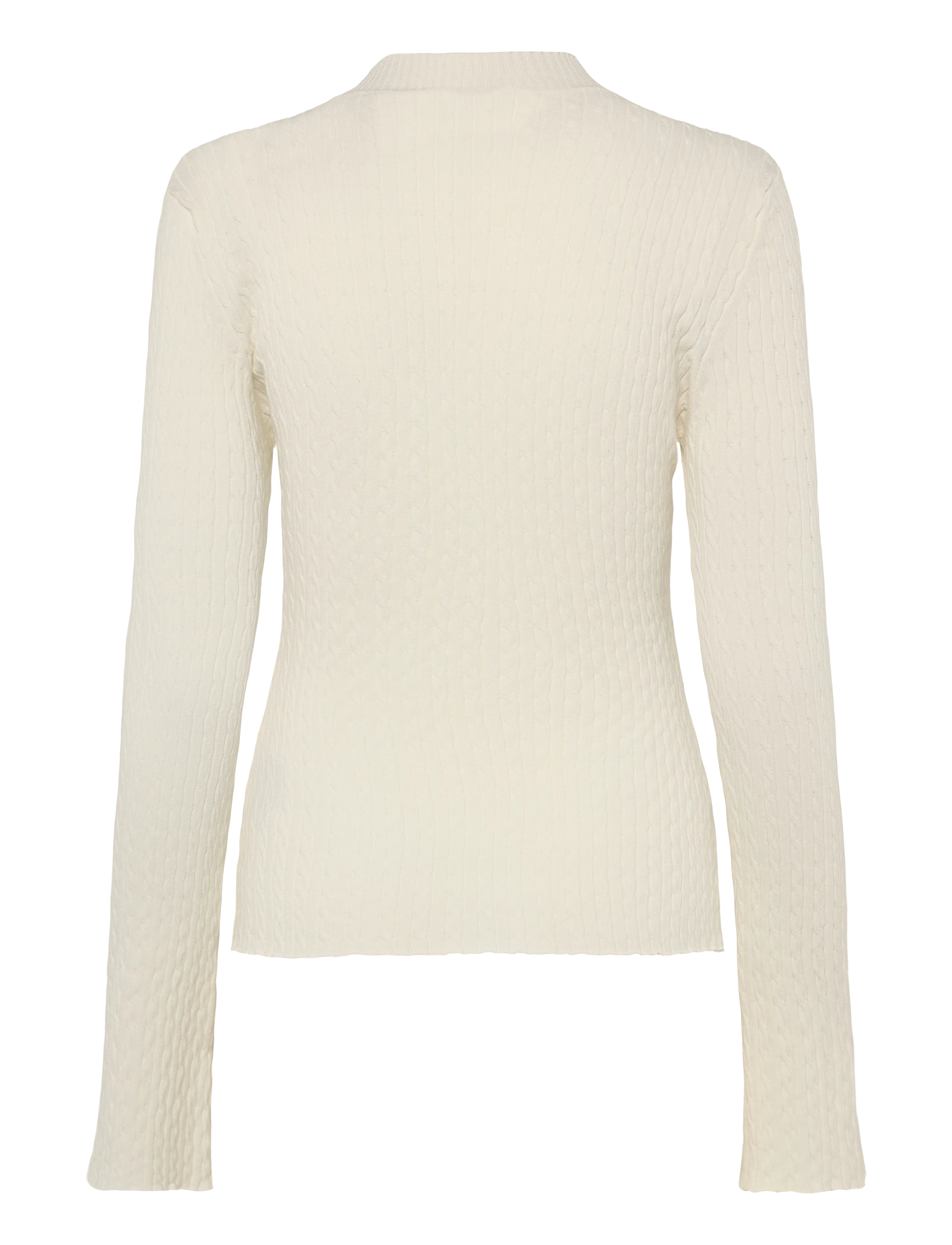 ROTATE - CABLE TIGHT HIGHNECK - egret - 1