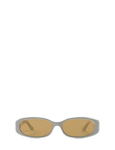 ROTATE 4. RECTANGULAR OVAL FRAME - Sonnenbrillen - CHIMI X WHITE / grey