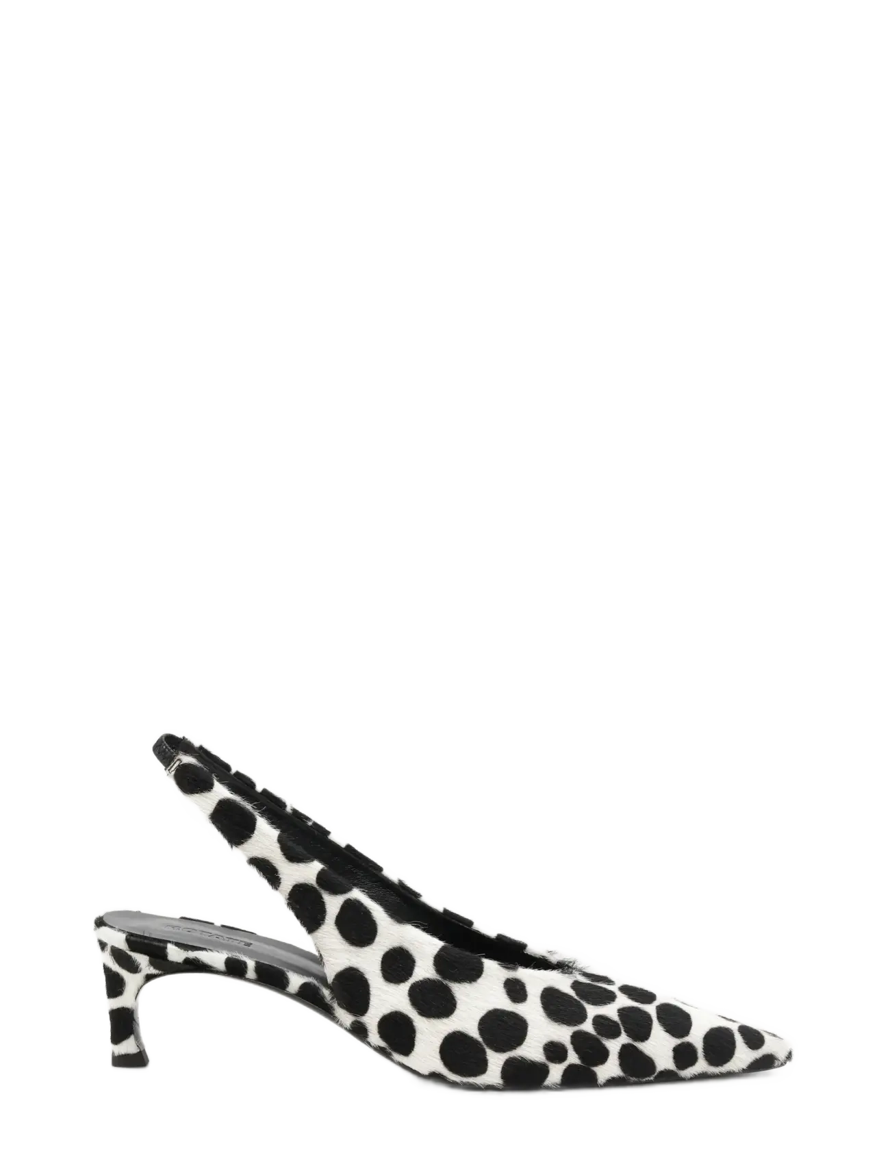 ROTATE Birger Christensen SLINGBACK FUR PUMP - Neuheiten - BRIGHT WHITE COMB. / black