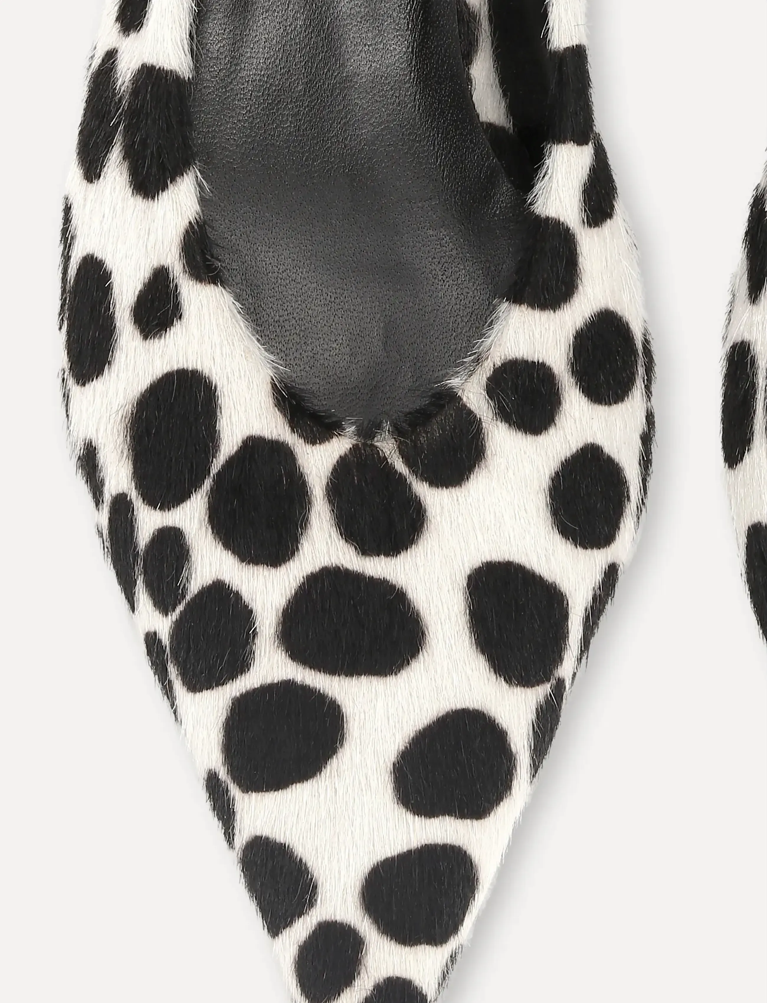 ROTATE - SLINGBACK FUR PUMP - högklackade slingbacks - bright white comb. - 2