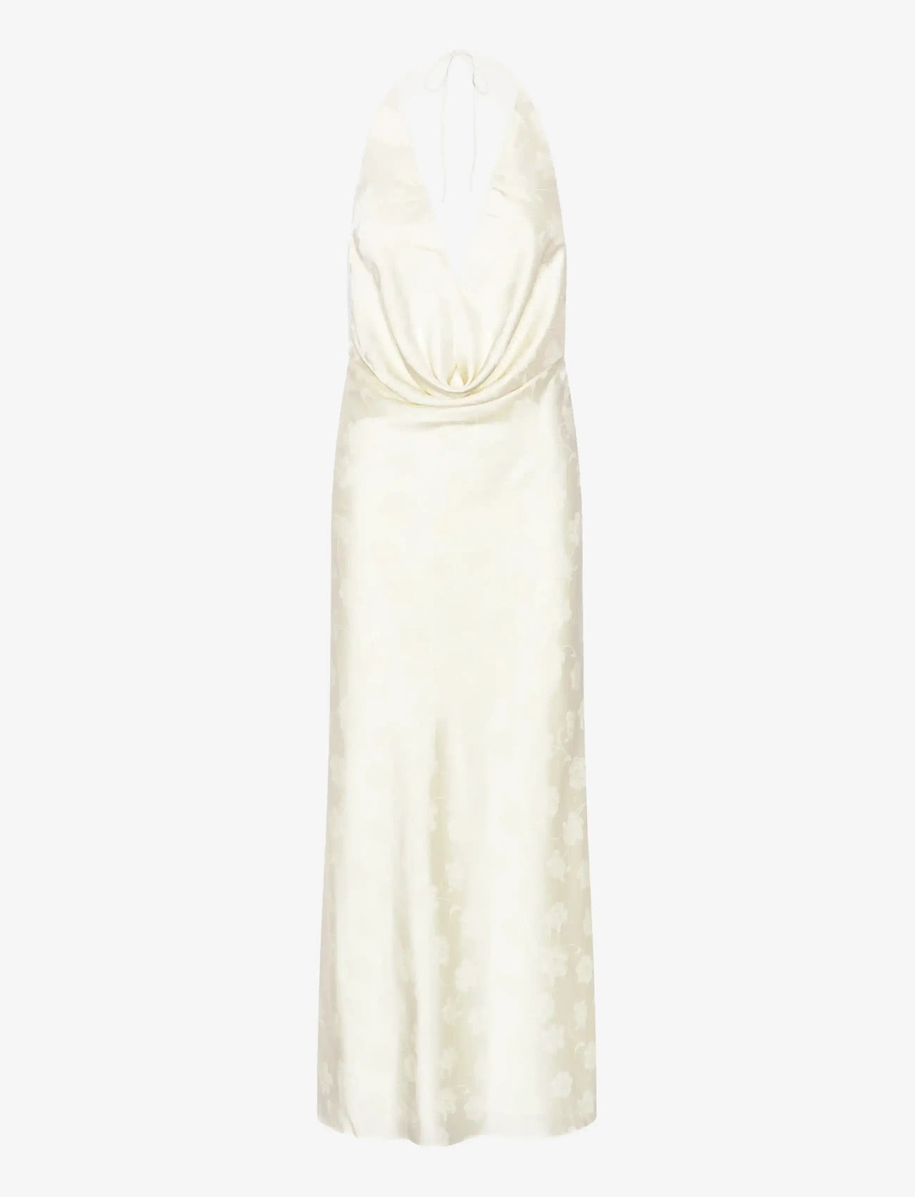 ROTATE - SATIN HALTERNECK - maxikleider - egret - 1
