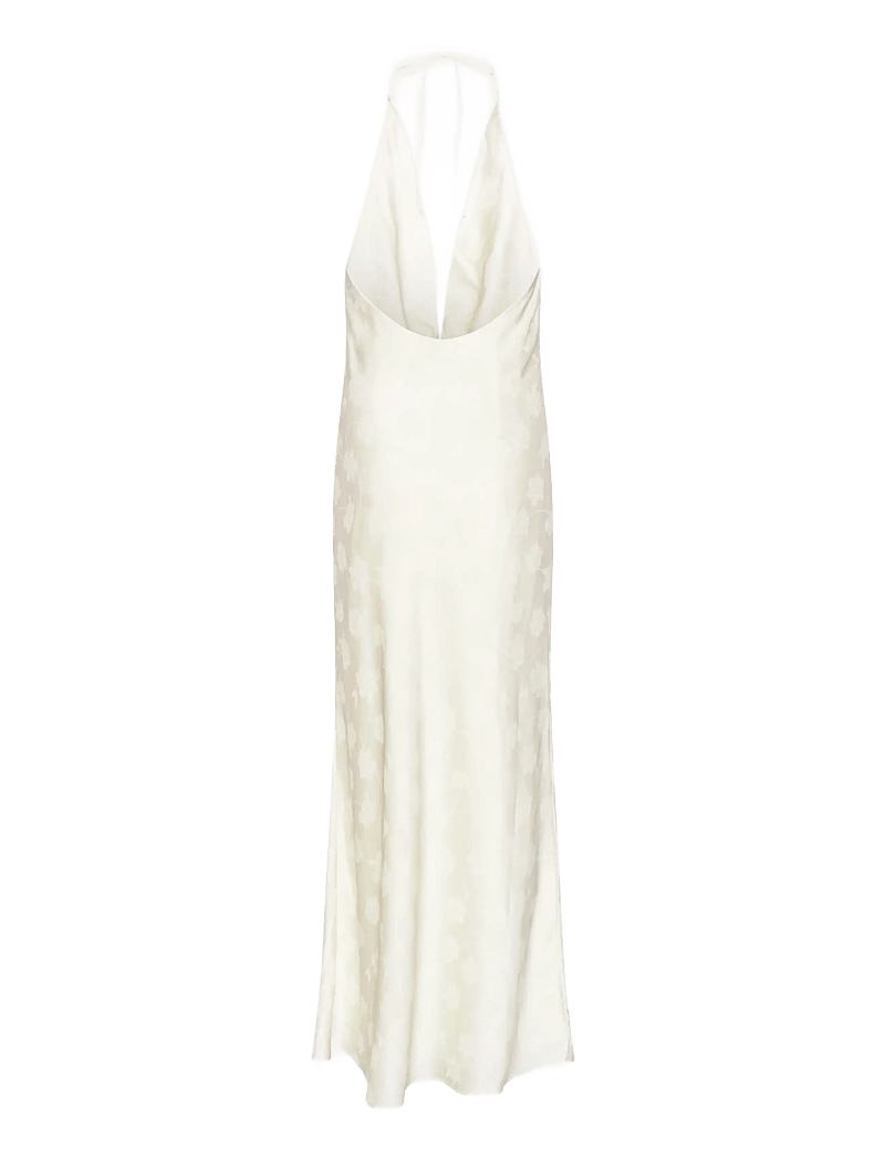 ROTATE - SATIN HALTERNECK - maxikleider - egret - 2