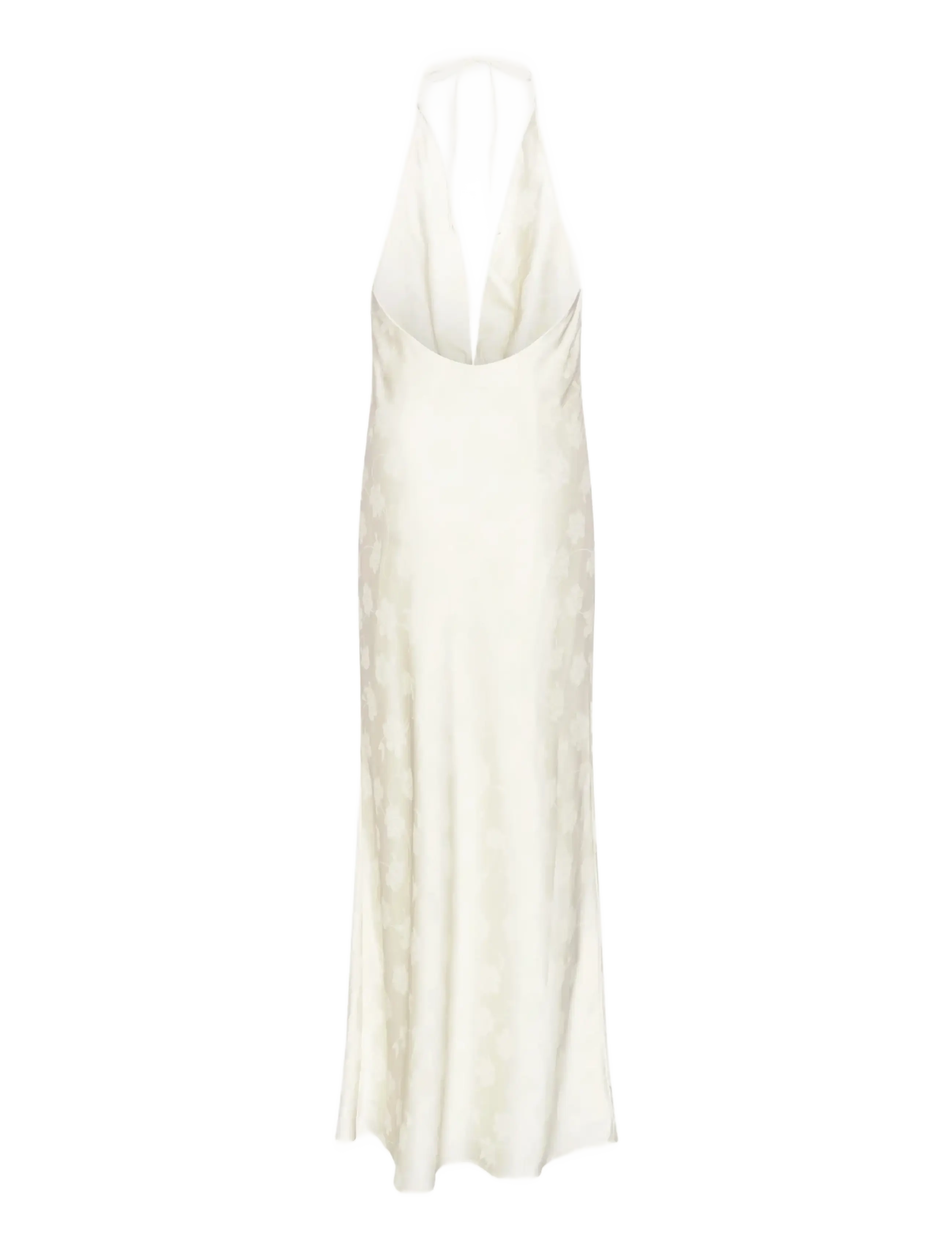 ROTATE - SATIN HALTERNECK - maxikleider - egret - 2