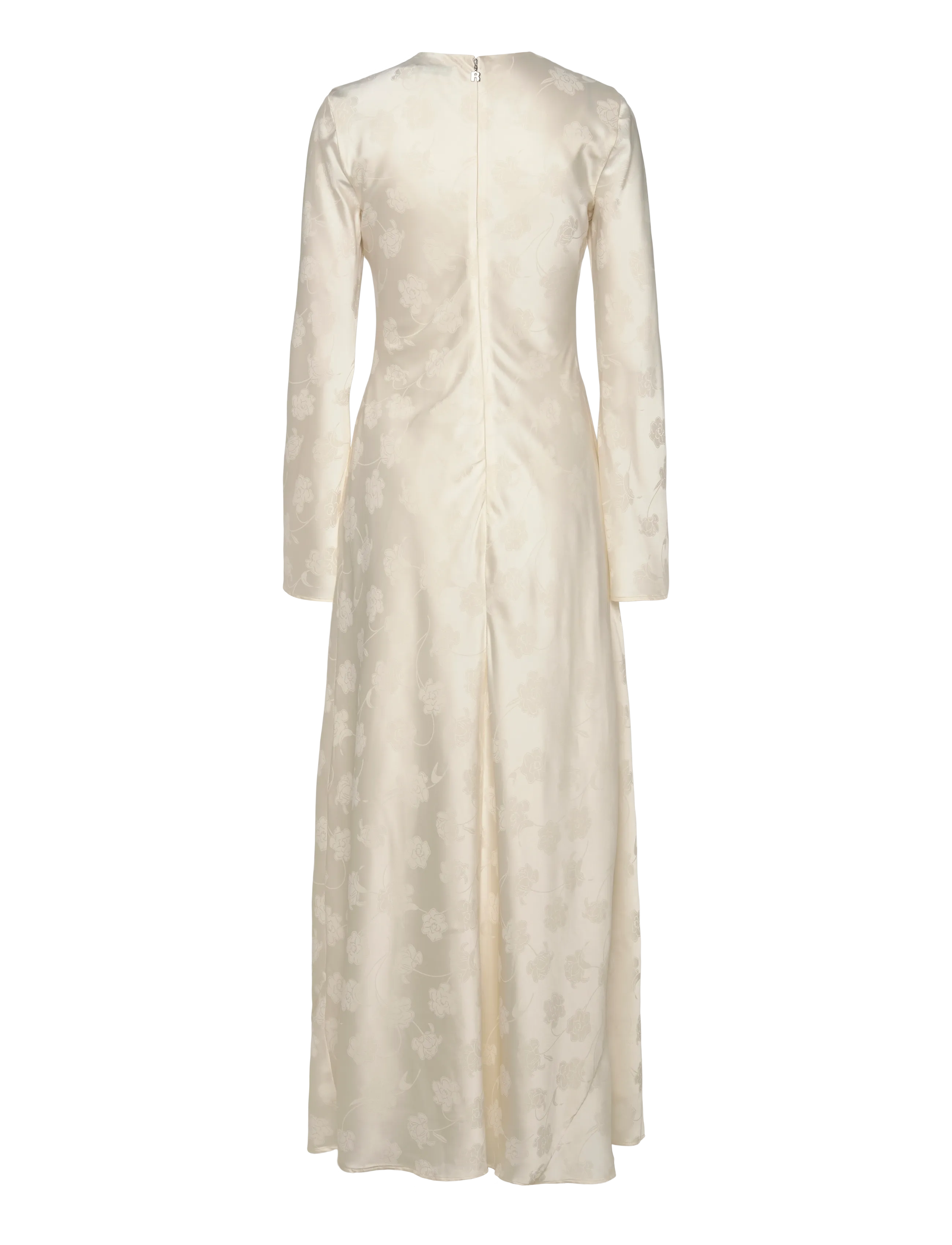 ROTATE - LS BIASCUT DRESS - maxi kjoler - egret - 1