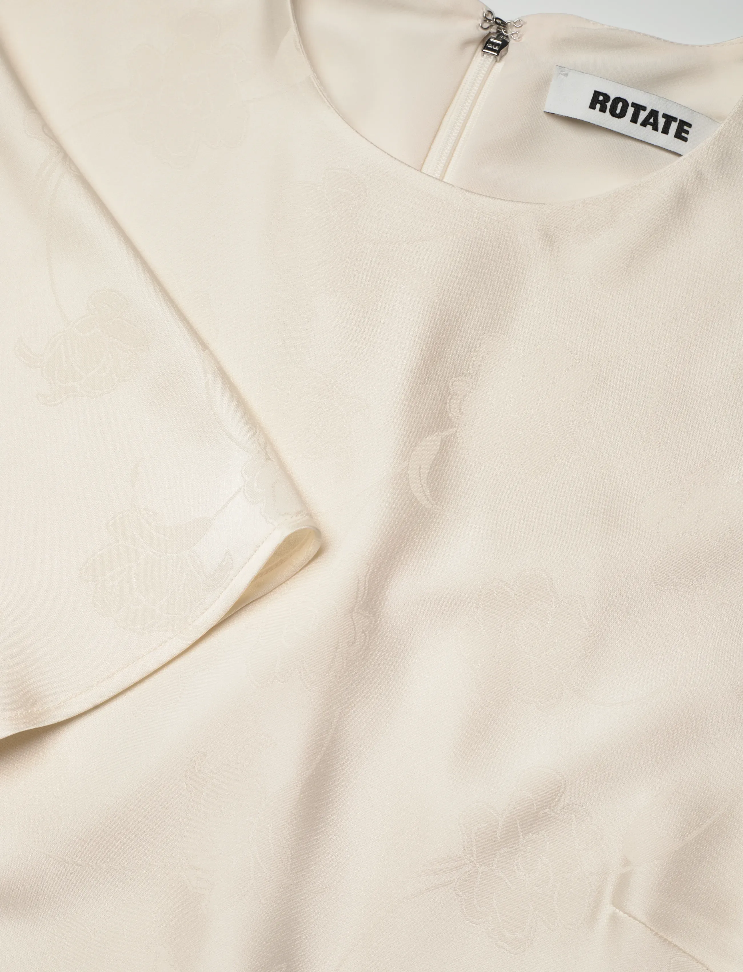 ROTATE - LS BIASCUT DRESS - maxi kjoler - egret - 2