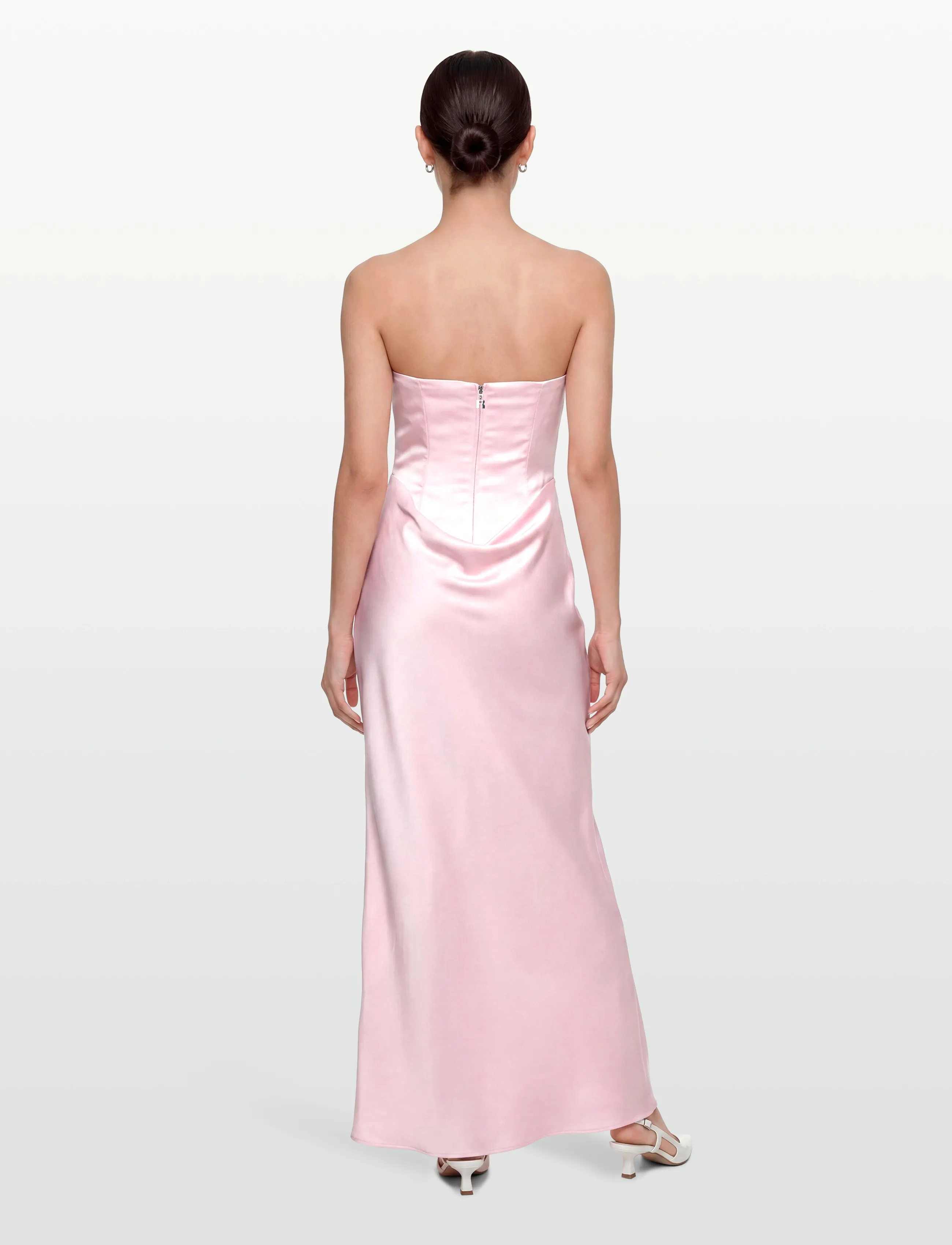 ROTATE - CORSAGE LONG DRESS - vakarkleitas - blushing bride - 5