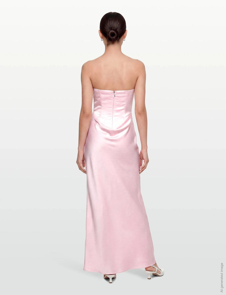 ROTATE - CORSAGE LONG DRESS - vakarkleitas - blushing bride - 5