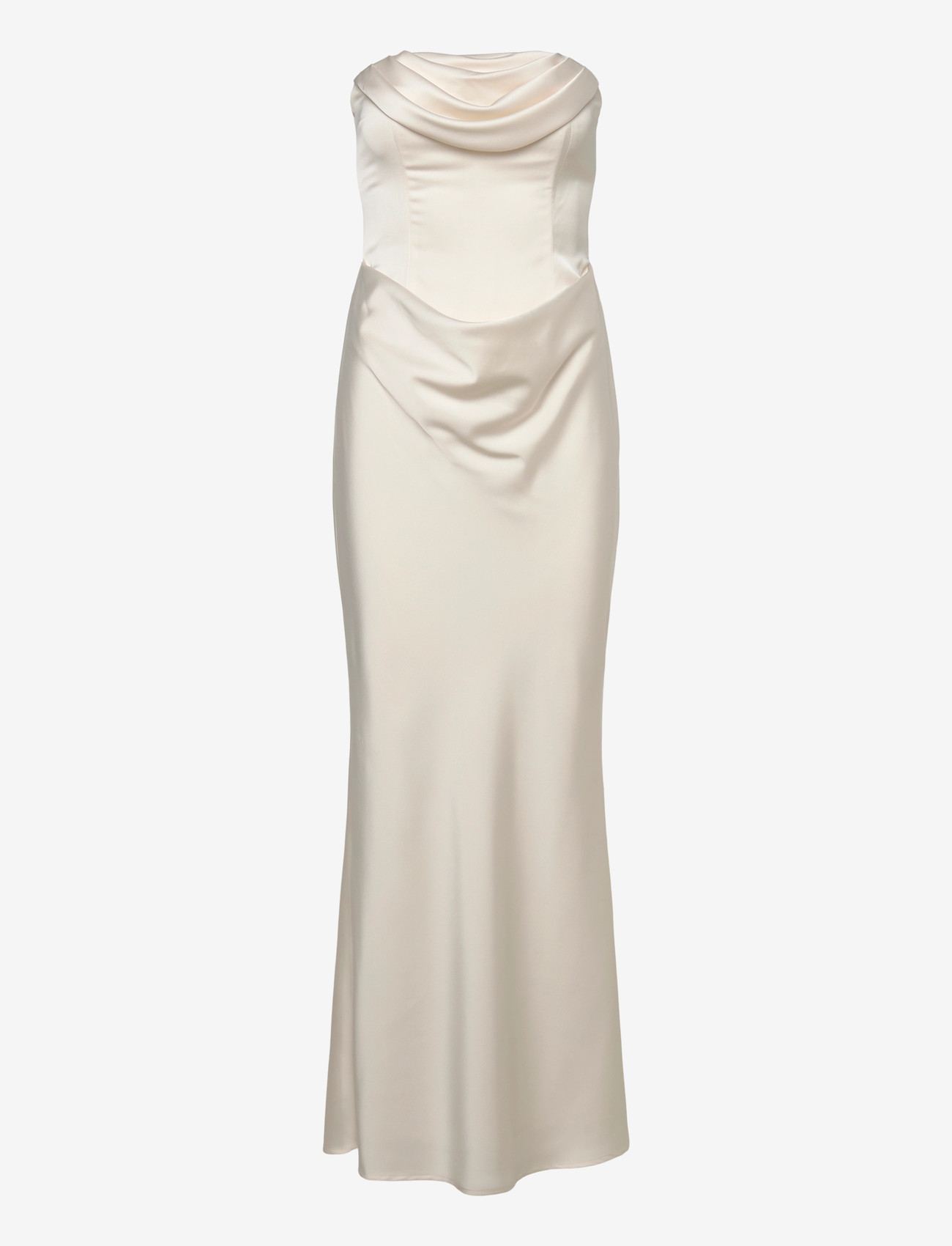ROTATE - CORSAGE LONG DRESS - aftenkjoler - egret - 0
