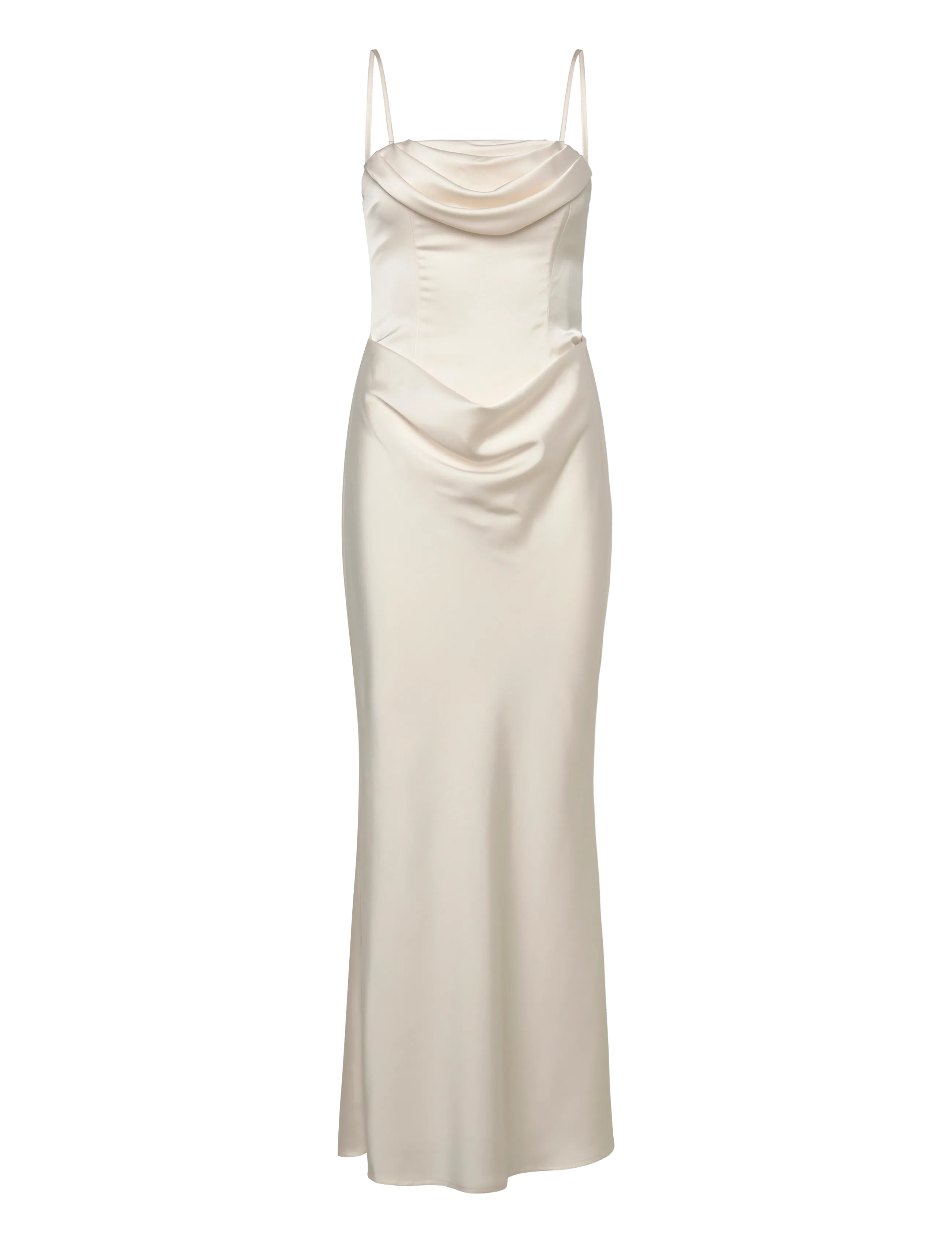ROTATE - CORSAGE LONG DRESS - evening dresses - egret - 2