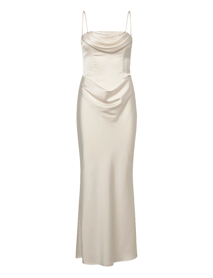 ROTATE - CORSAGE LONG DRESS - evening dresses - egret - 2