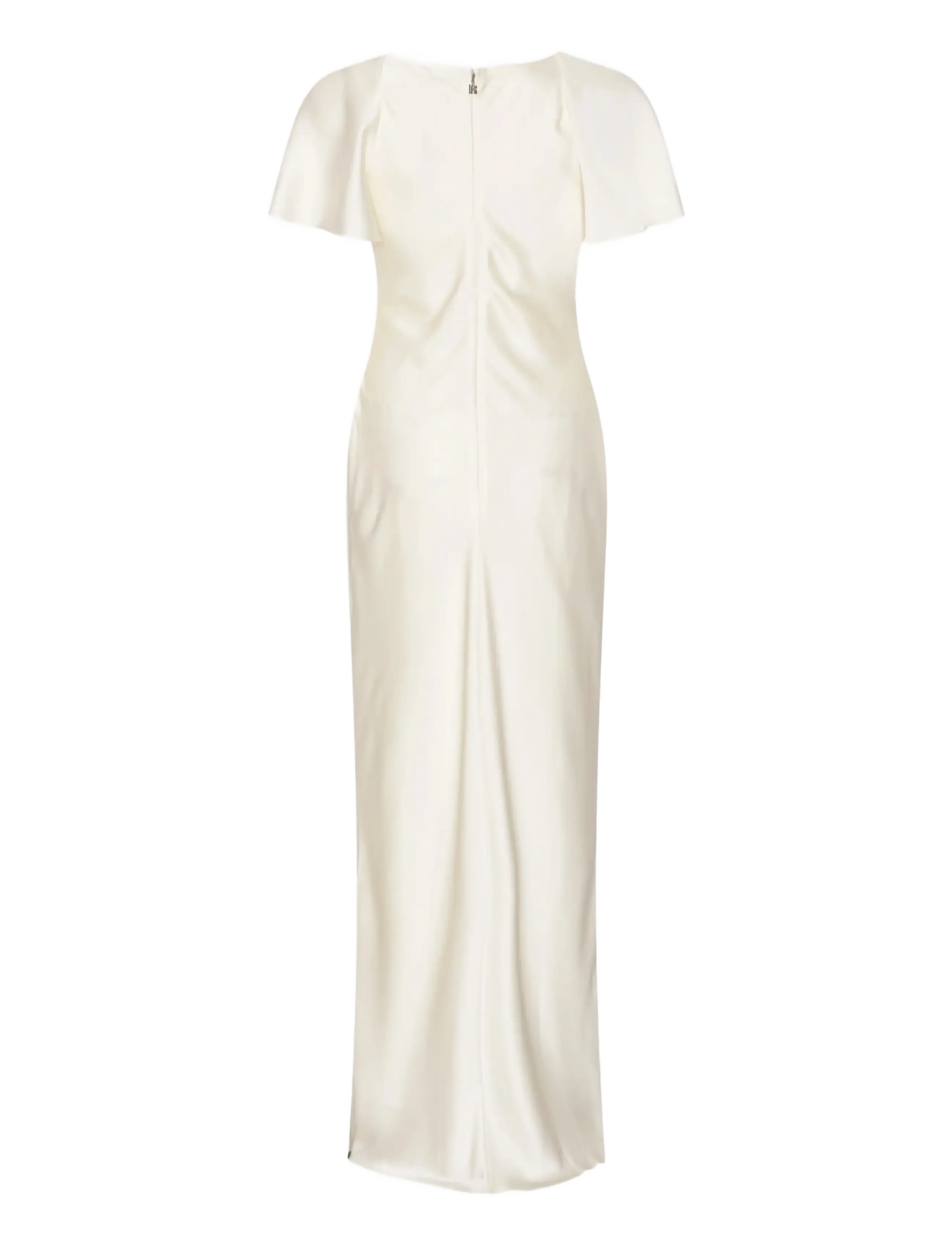 ROTATE - SATIN FLOWY SLEEVE DRESS - aftonklänningar - egret - 1