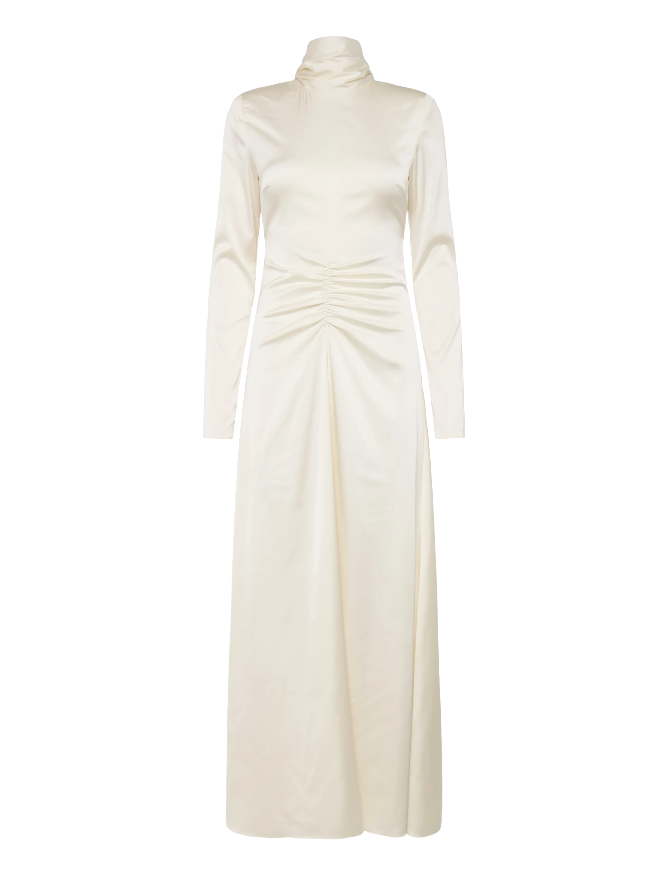 ROTATE - LS SCARF DRESS - aftonklänningar - egret - 1
