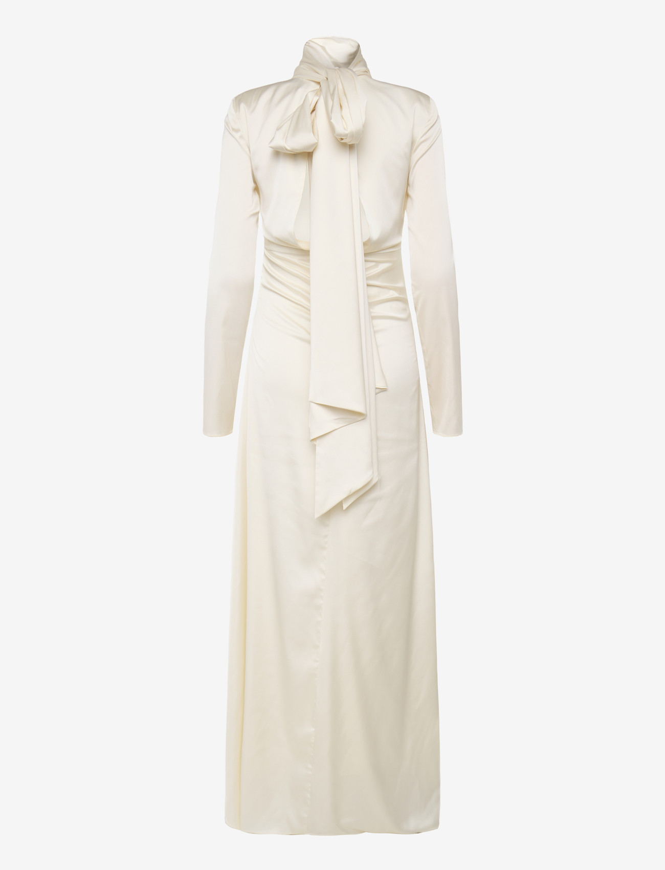 ROTATE - LS SCARF DRESS - egret - 1