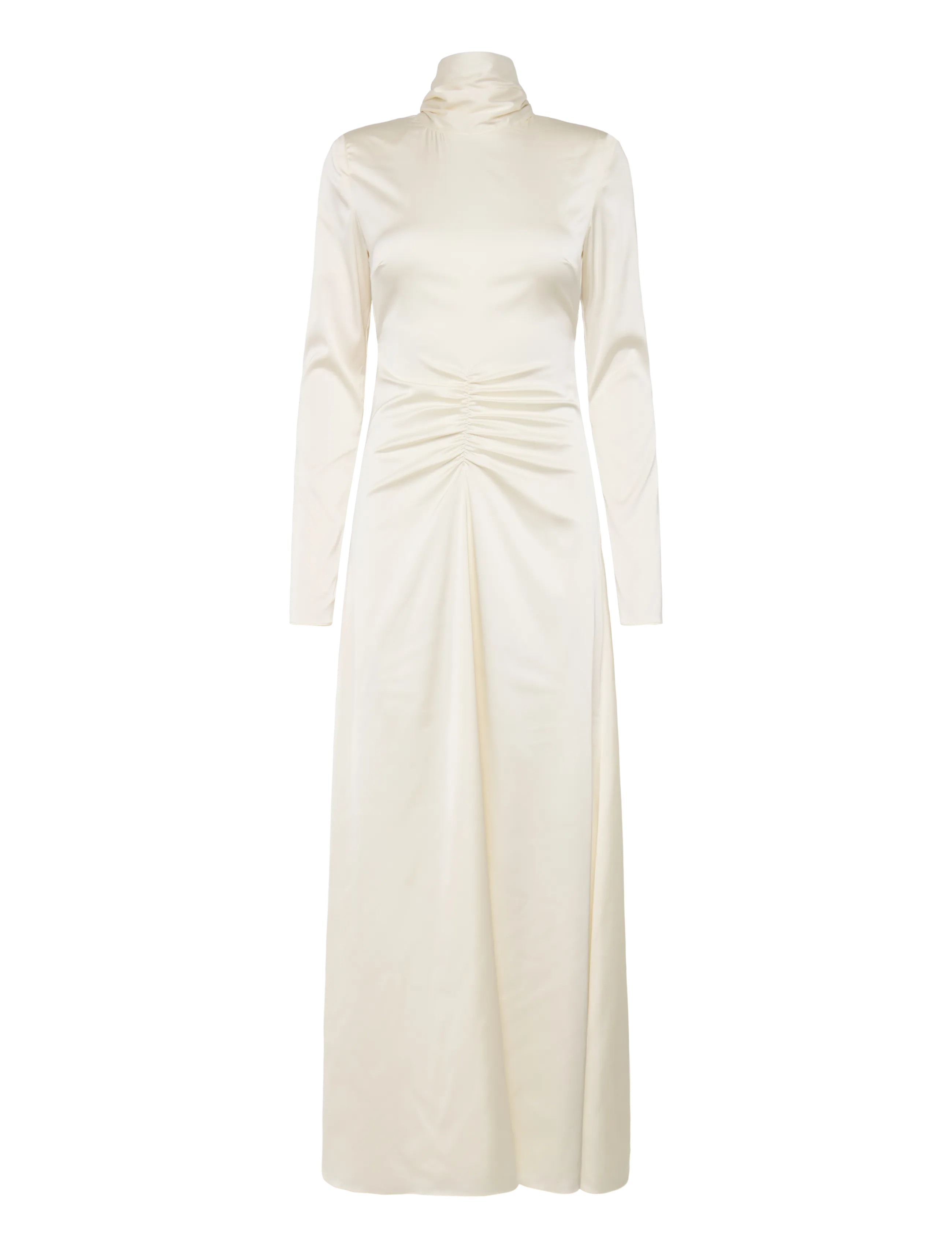 ROTATE - LS SCARF DRESS - aftonklänningar - egret - 4