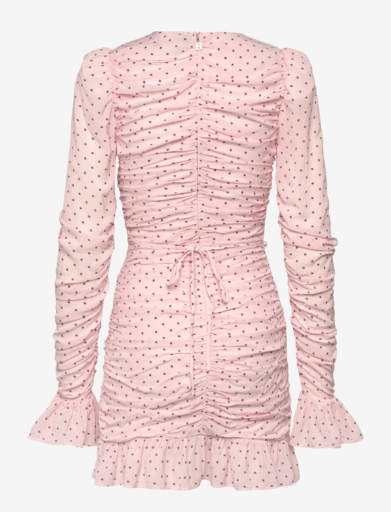 ROTATE - MINI RUCHED DRESS - cocktailkjoler - barely pink comb. - 1