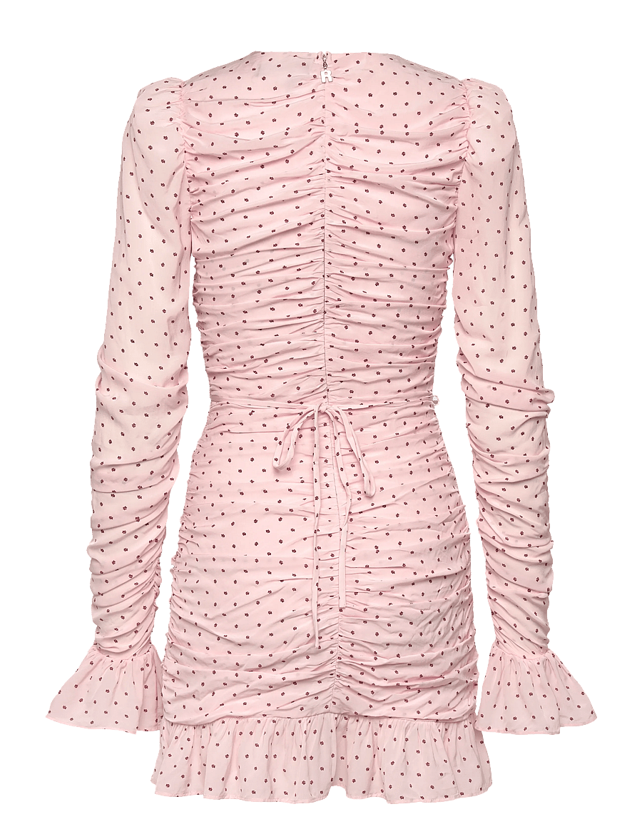 ROTATE - MINI RUCHED DRESS - cocktailkleider - barely pink comb. - 2