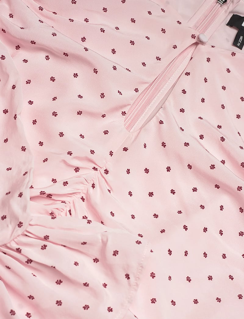 ROTATE - MINI RUCHED DRESS - cocktailkjoler - barely pink comb. - 2