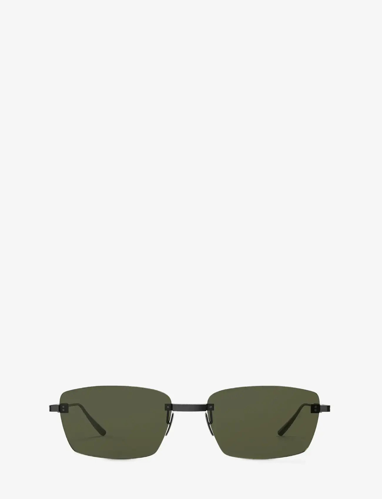 ROTATE - 5. SQUARED RIMLESS FRAME - firkantede solbriller - chimi x black/dark green - 1