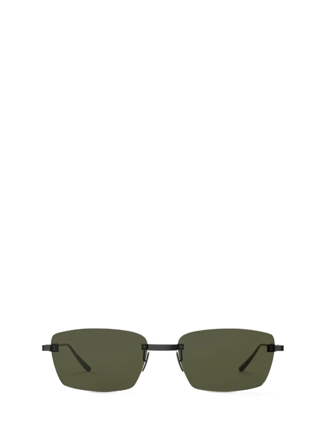 ROTATE 5. SQUARED RIMLESS FRAME - Ferningslaga rammar - CHIMI X BLACK/DARK GREEN / black