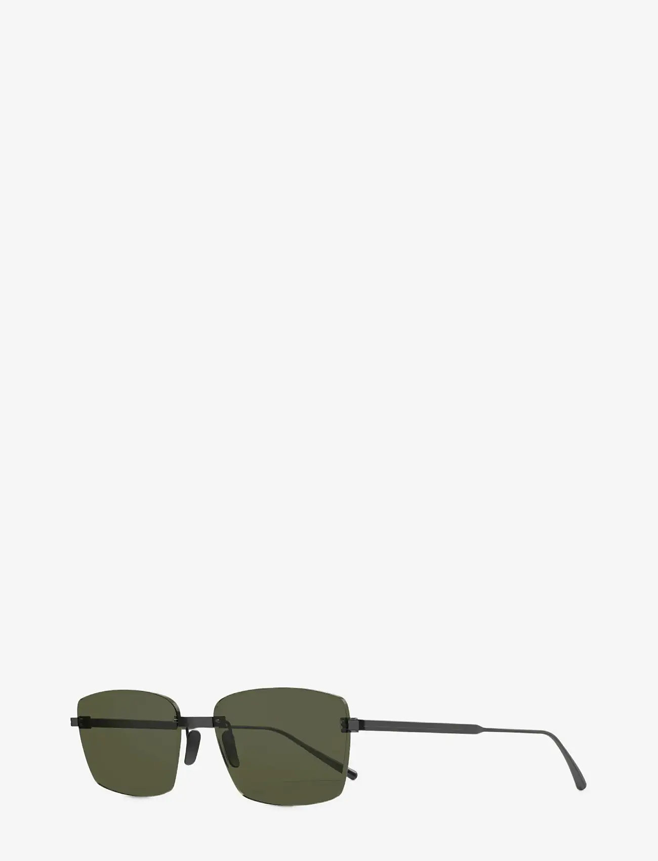 ROTATE - 5. SQUARED RIMLESS FRAME - firkantede solbriller - chimi x black/dark green - 2