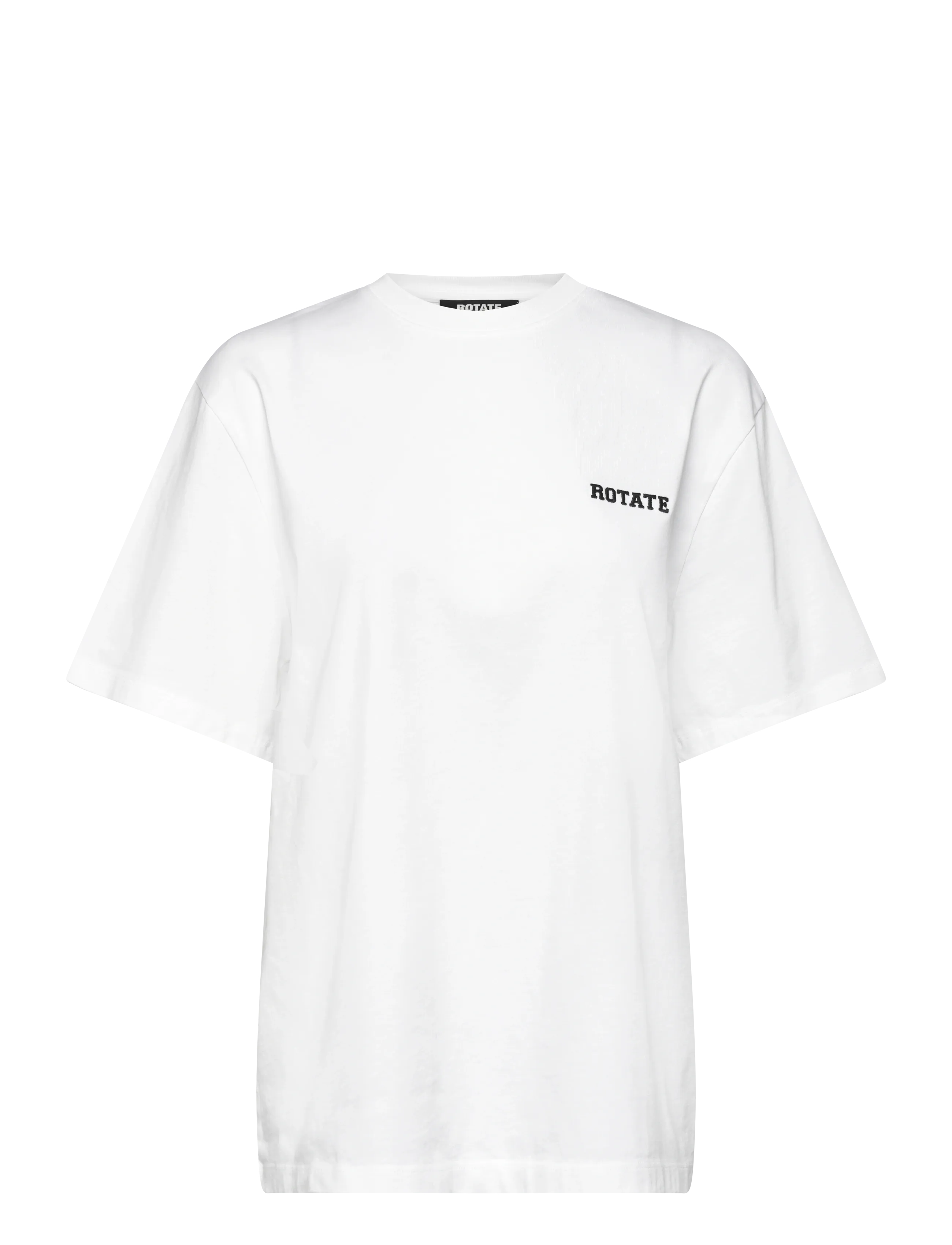 ROTATE JERSEY OVERSIZED T-SHIRT - Modern femininity - BRIGHT WHITE / white