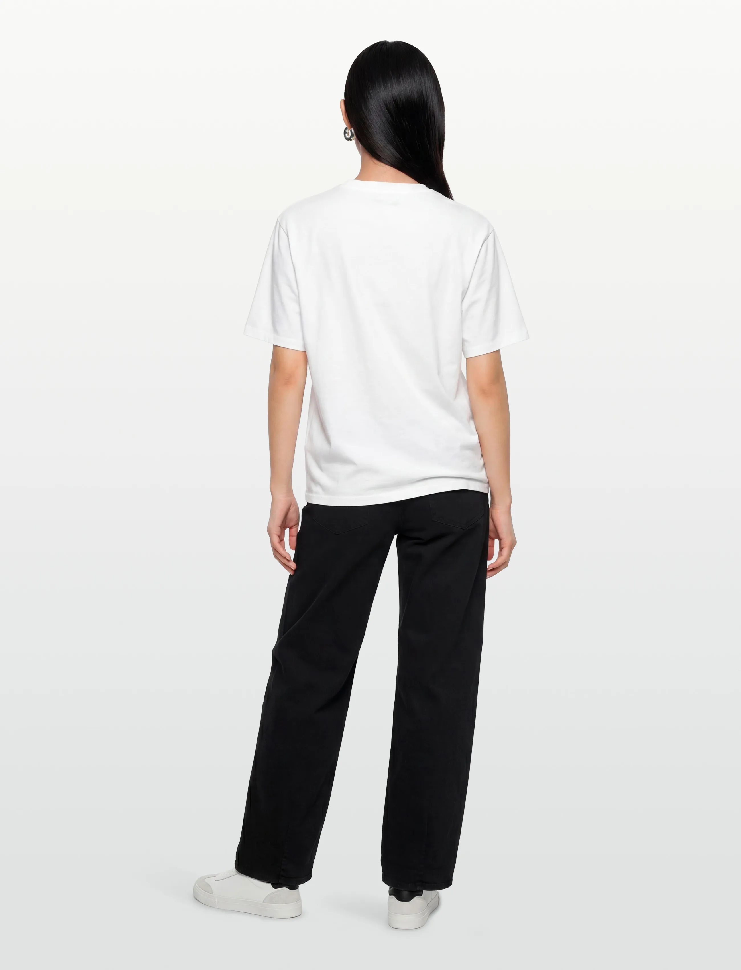 ROTATE - JERSEY OVERSIZED T-SHIRT - t-shirts - bright white - 4