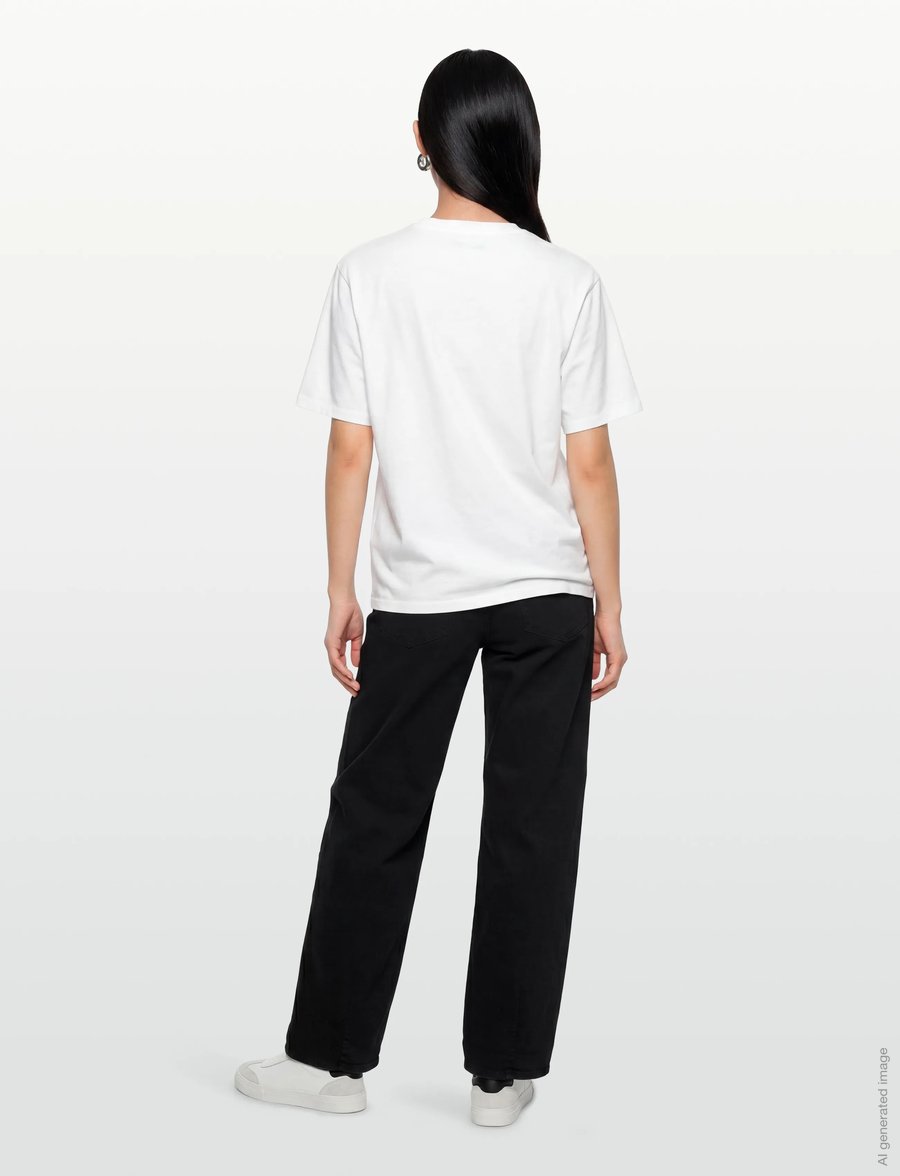 ROTATE - JERSEY OVERSIZED T-SHIRT - t-shirts - bright white - 4