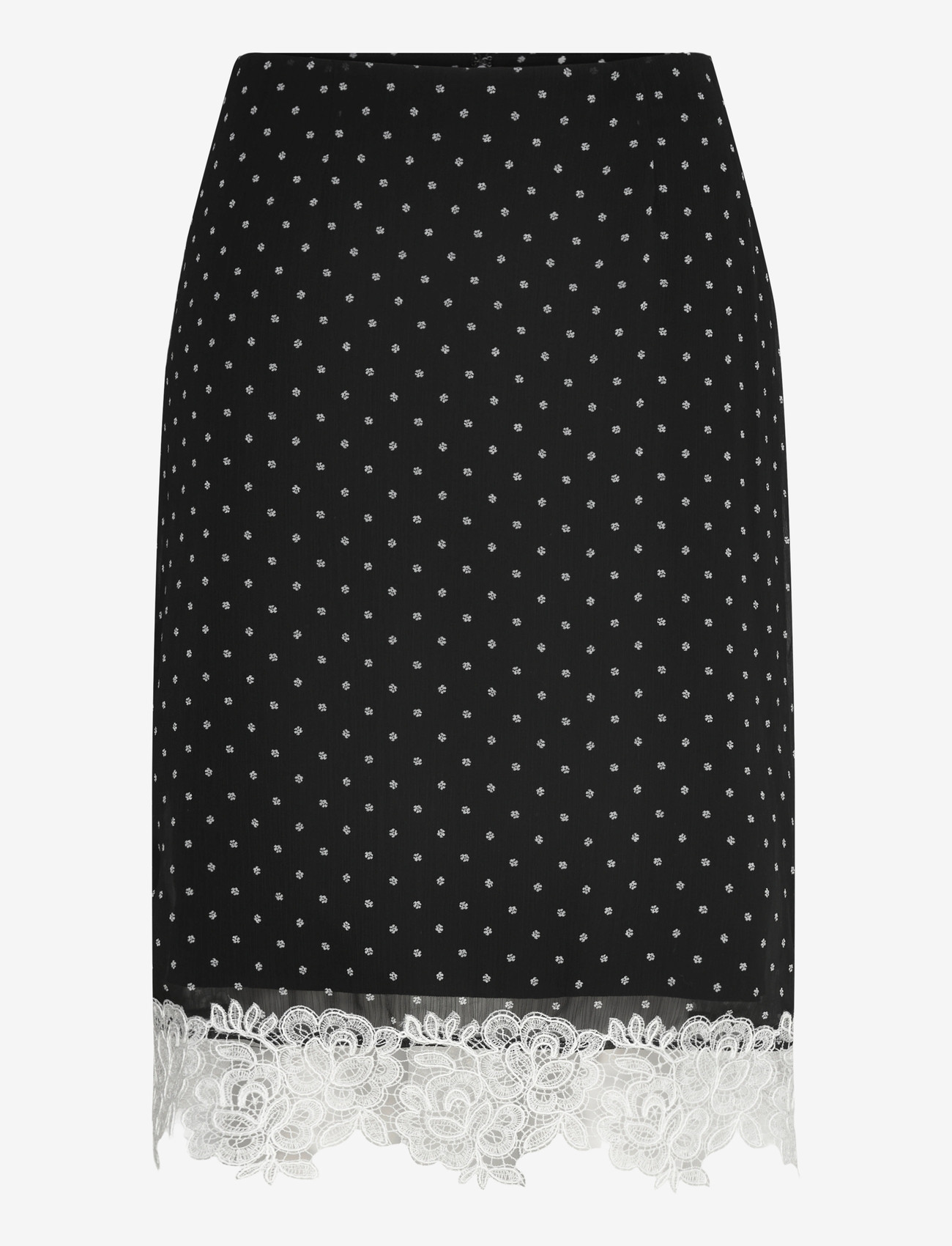 ROTATE - LACEBAND PENCILSKIRT - 1000 black comb. - 0
