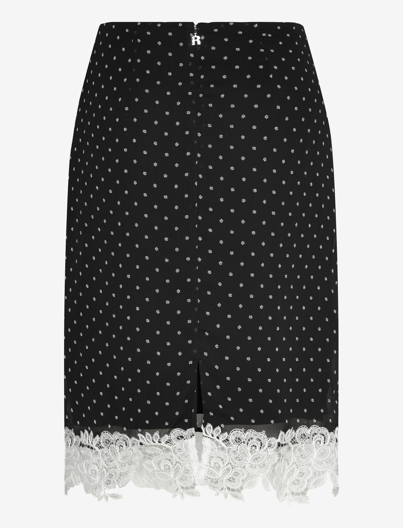 ROTATE - LACEBAND PENCILSKIRT - 1000 black comb. - 1