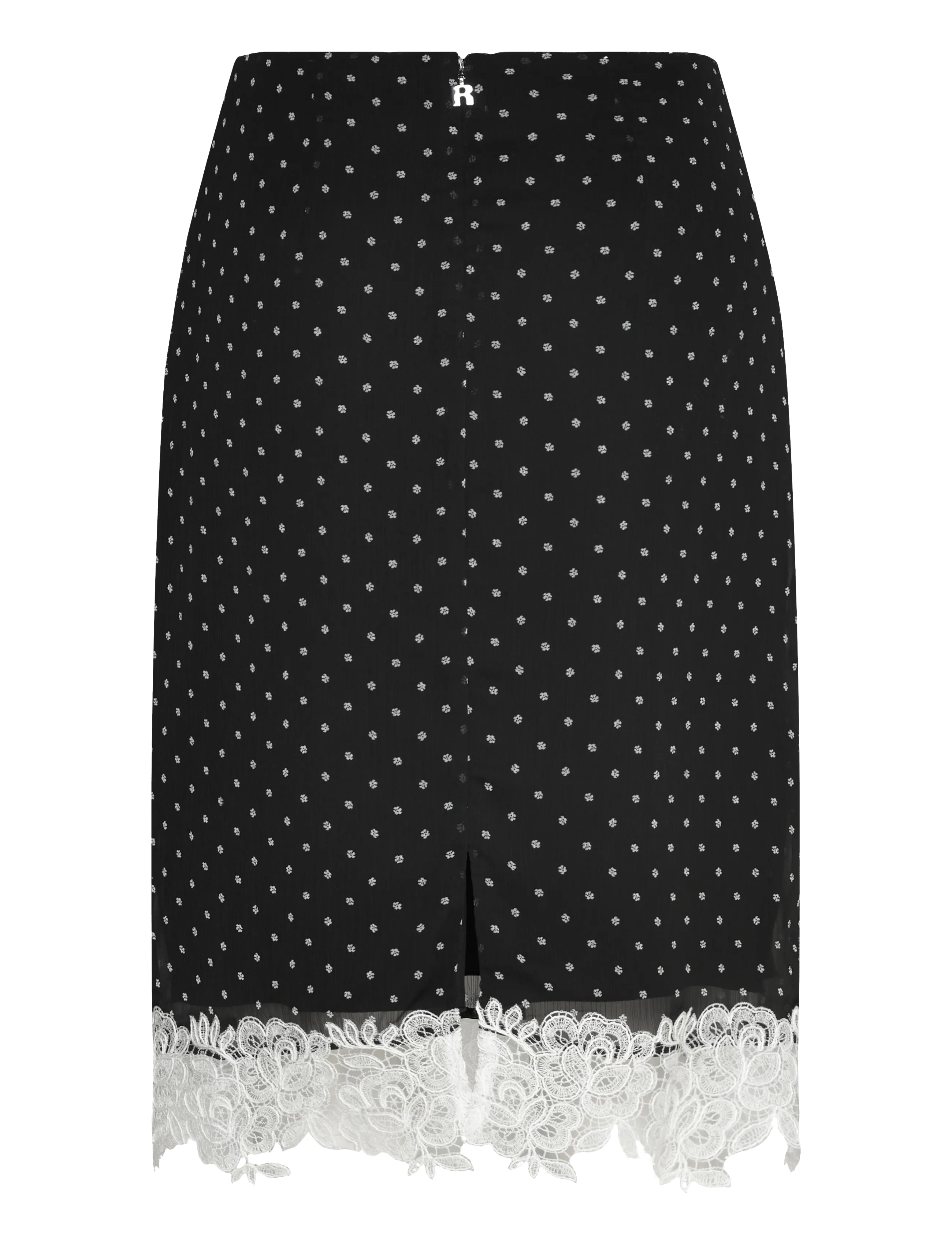 ROTATE - LACEBAND PENCILSKIRT - 1000 black comb. - 1