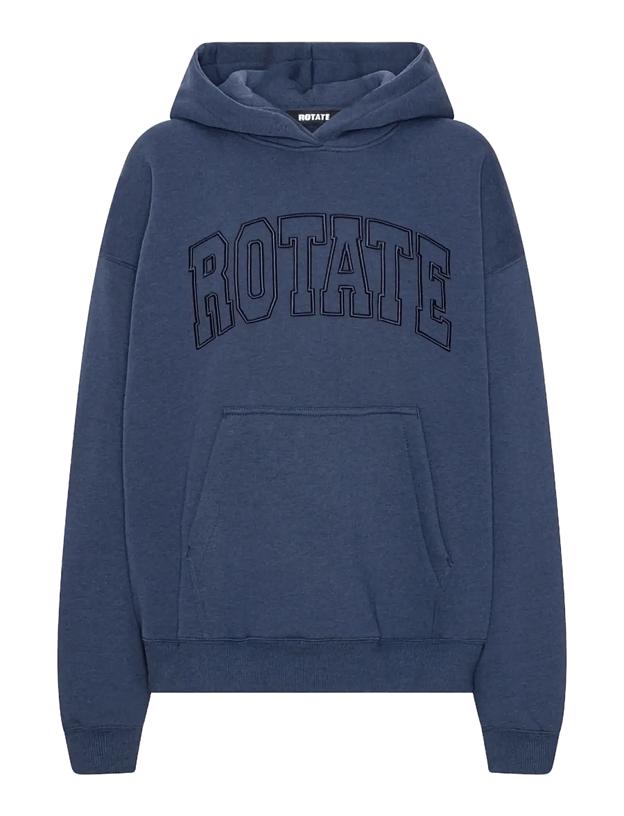 ROTATE - CLASSIC SWEAT HOODIE - navy blazer melange - 1