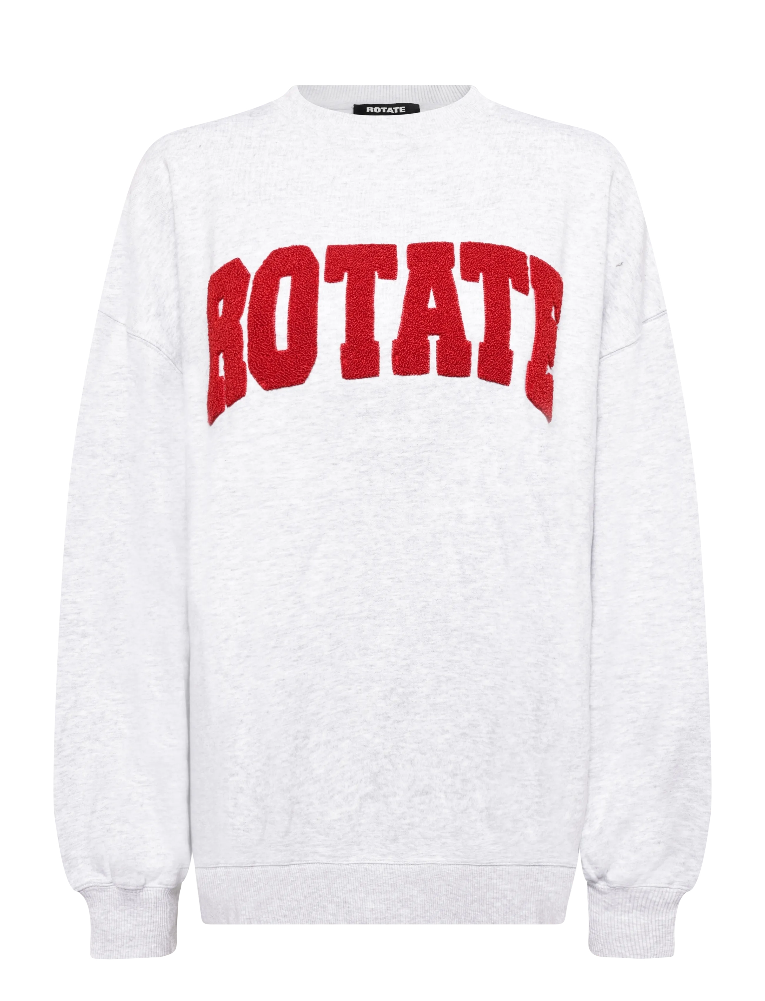 ROTATE Heavy Sweat Crewneck, Damen, Crewneck Sweatshirt, Grau, Gr.M