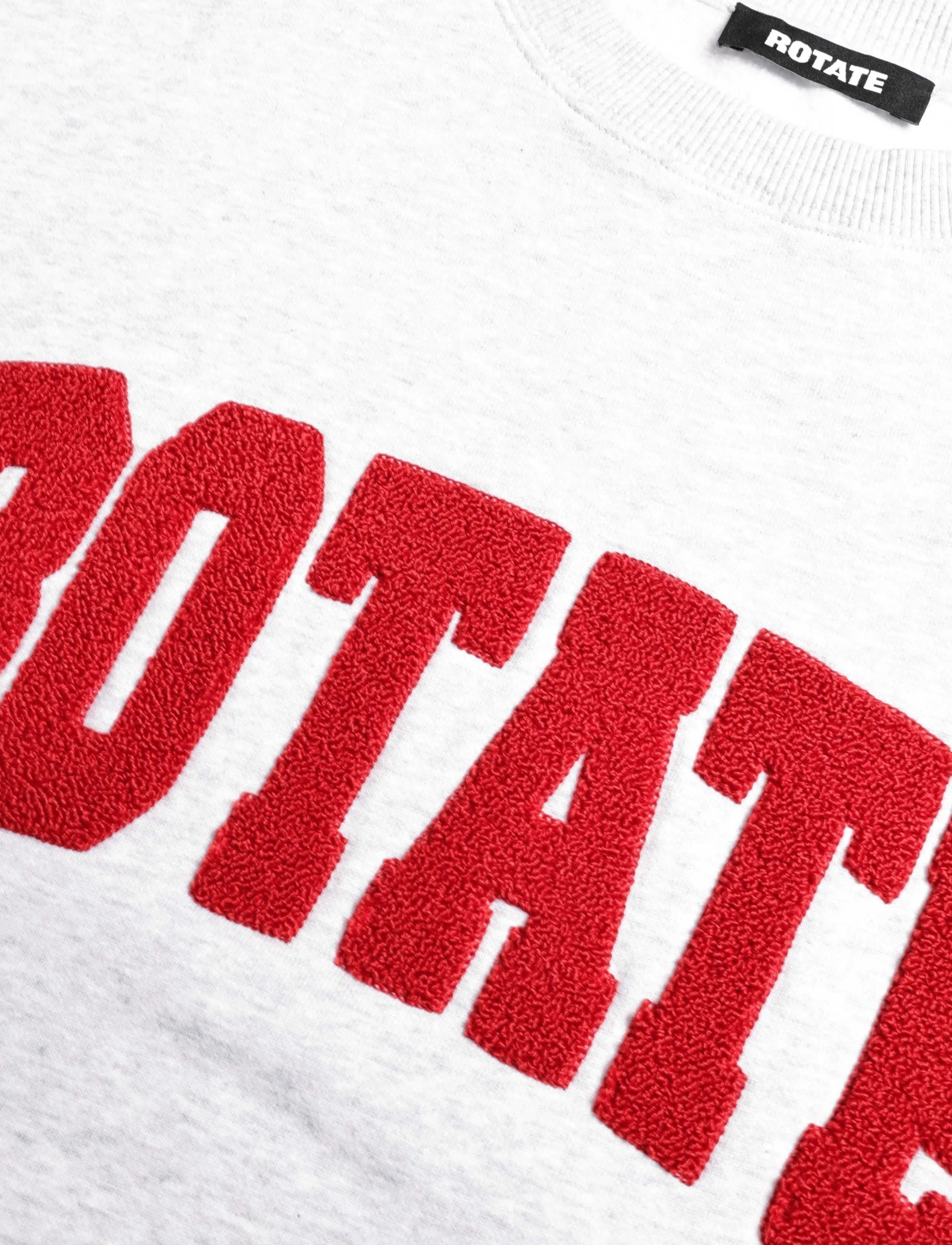 ROTATE - HEAVY SWEAT CREWNECK - light grey melange - 2