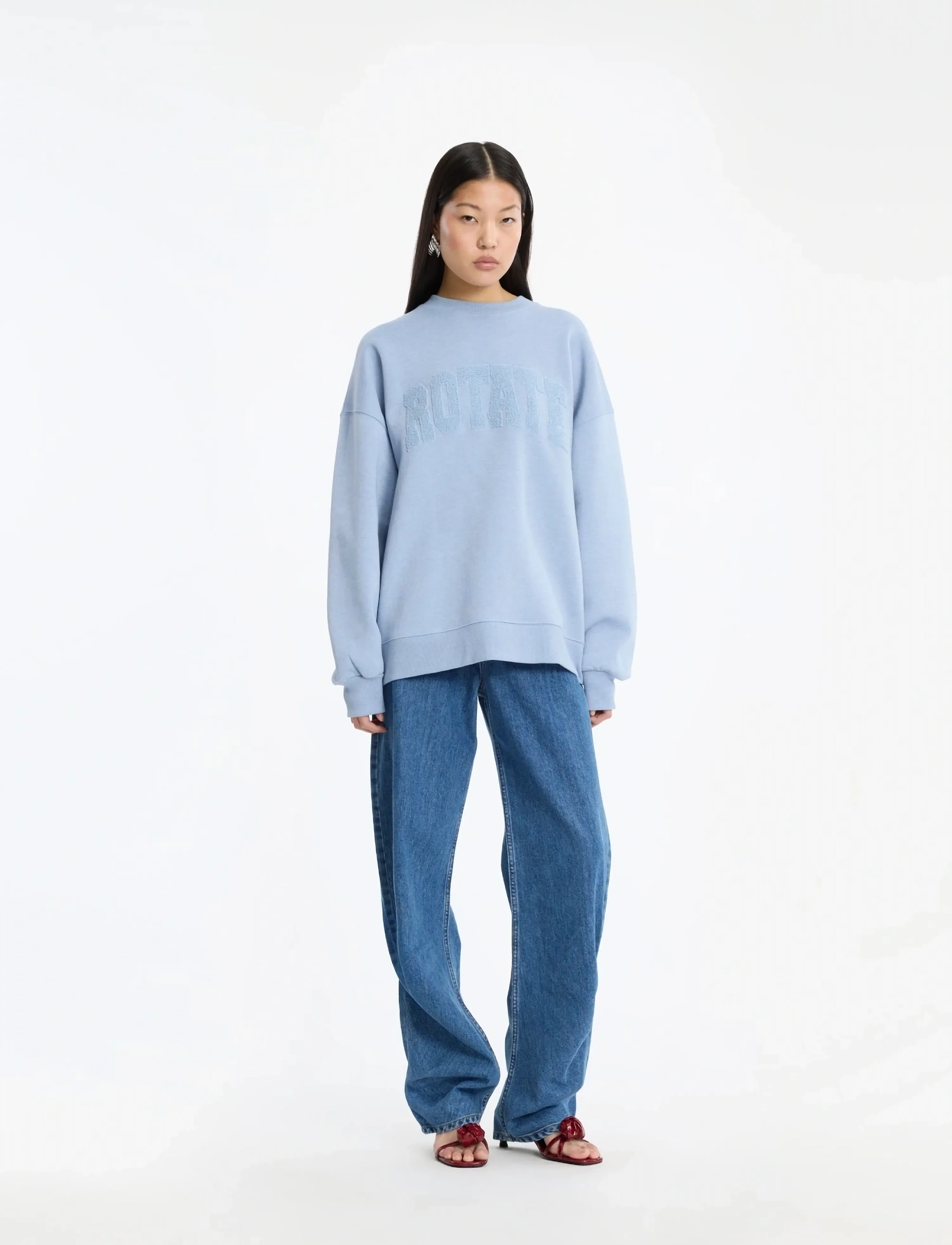 ROTATE - CLASSIC SWEATSHIRT - forever blue melange - 2