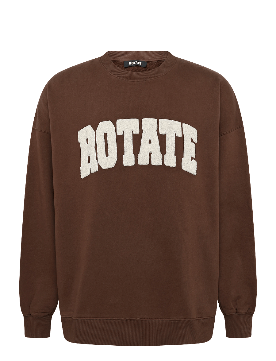 ROTATE - HEAVY SWEAT CREWNECK - special occasions - chestnut - 0