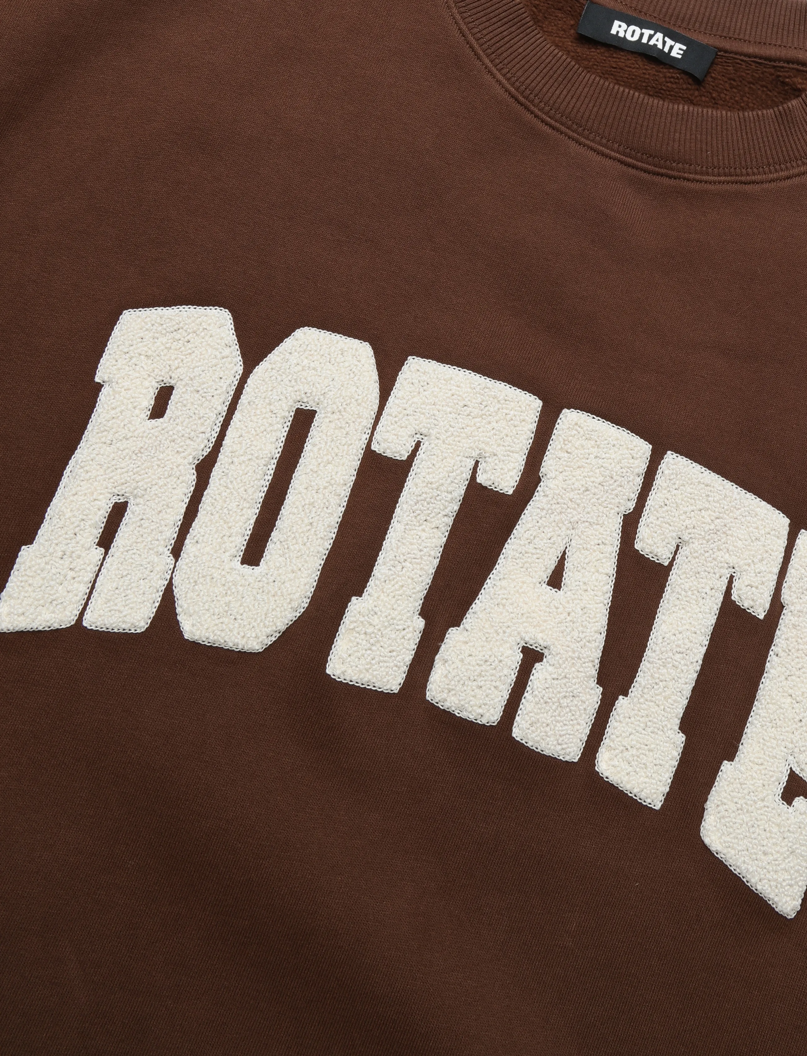ROTATE - HEAVY SWEAT CREWNECK - special occasions - chestnut - 2