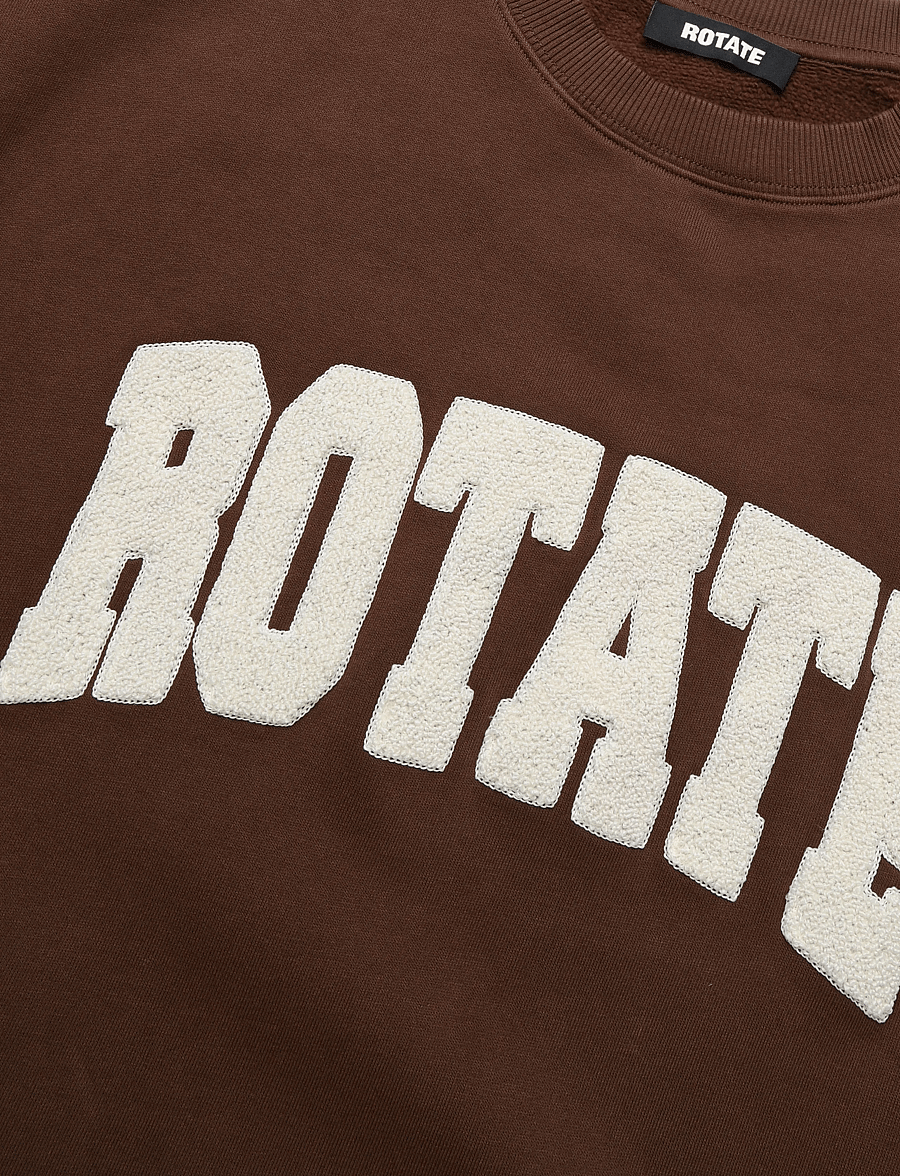ROTATE - HEAVY SWEAT CREWNECK - special occasions - chestnut - 2