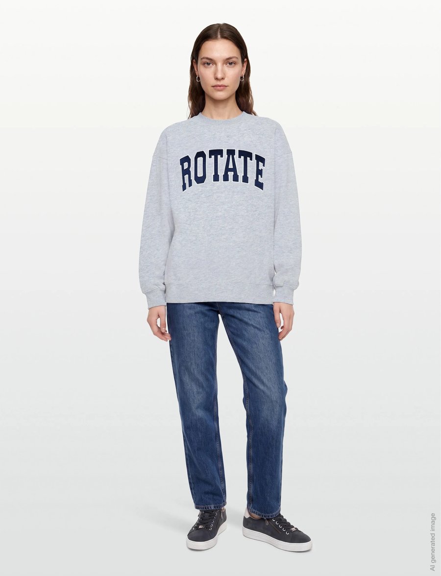 ROTATE - CLASSIC SWEATSHIRT - erilised sündmused - light grey melange - 0