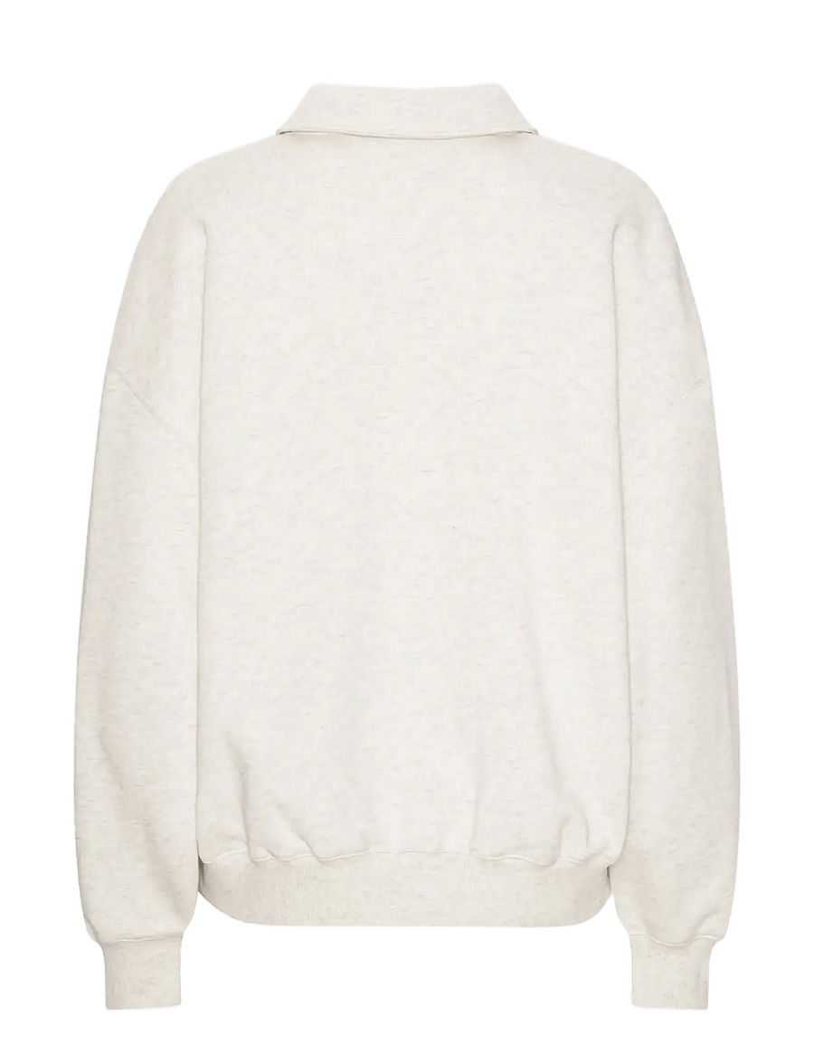 ROTATE - CLASSIC SWEAT POLO - white melange - 2