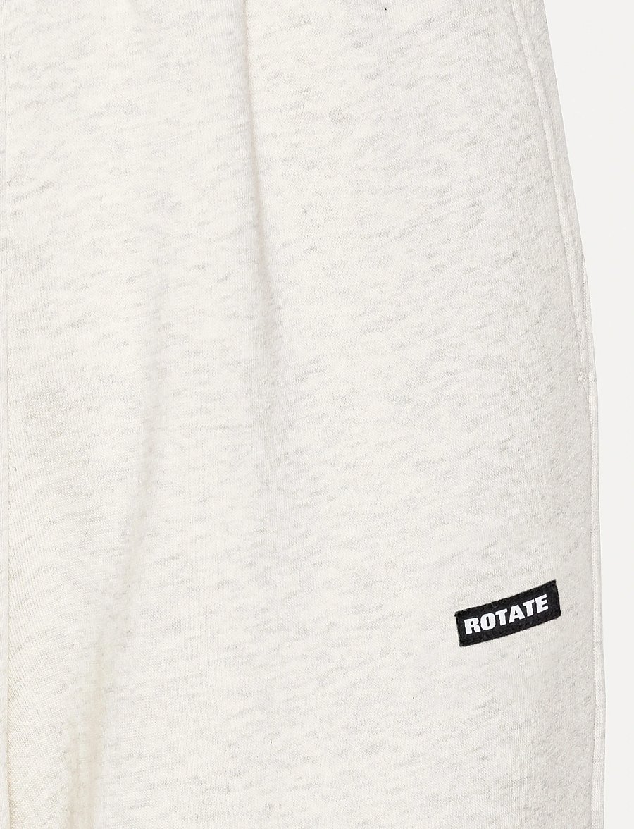 ROTATE - CLASSIC SWEAT PANTS - white melange - 4