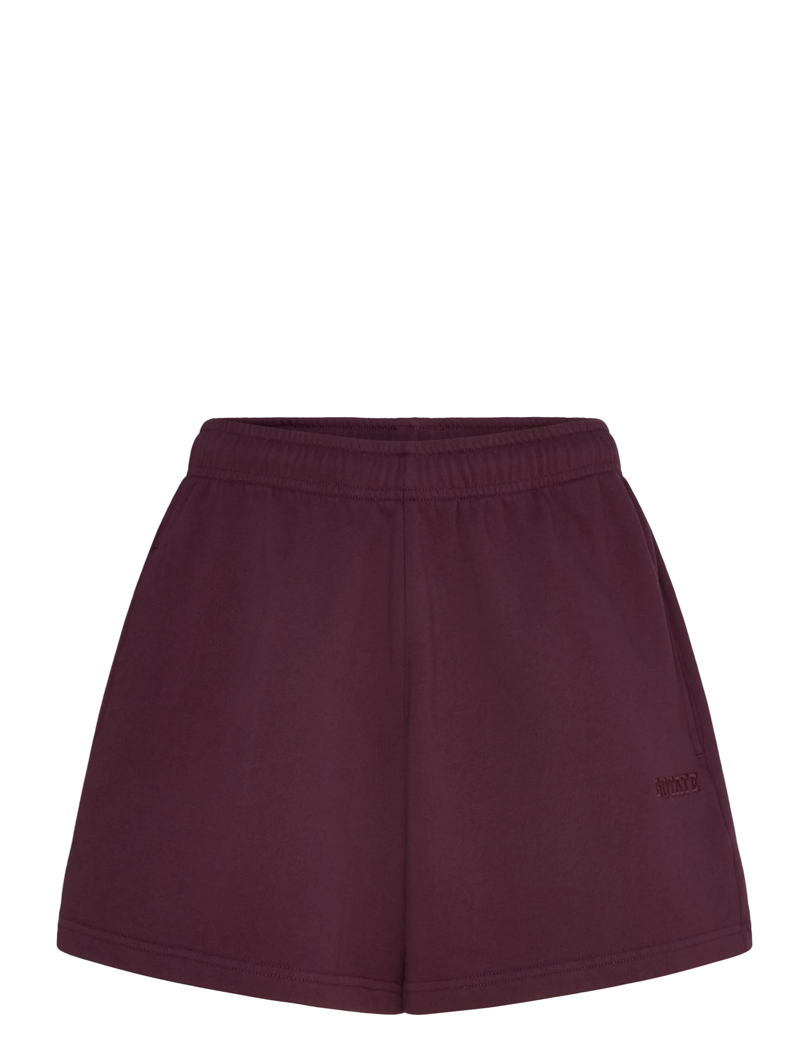 ROTATE CLASSIC SWEAT SHORTS - Kleding - WINETASTING / burgundy